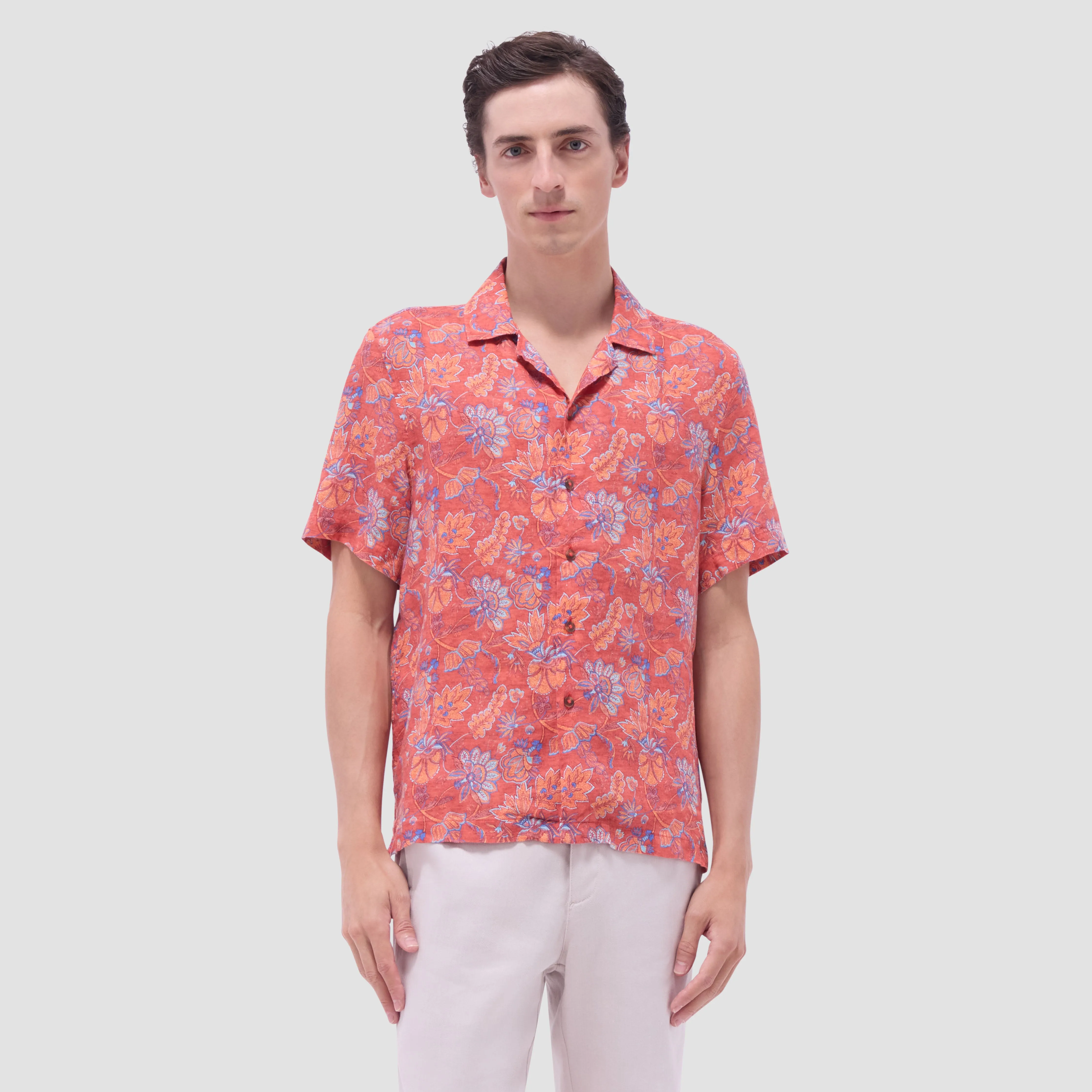 Jackson Floral Camp Shirt sold by Bugatchi product image thumbnail 2