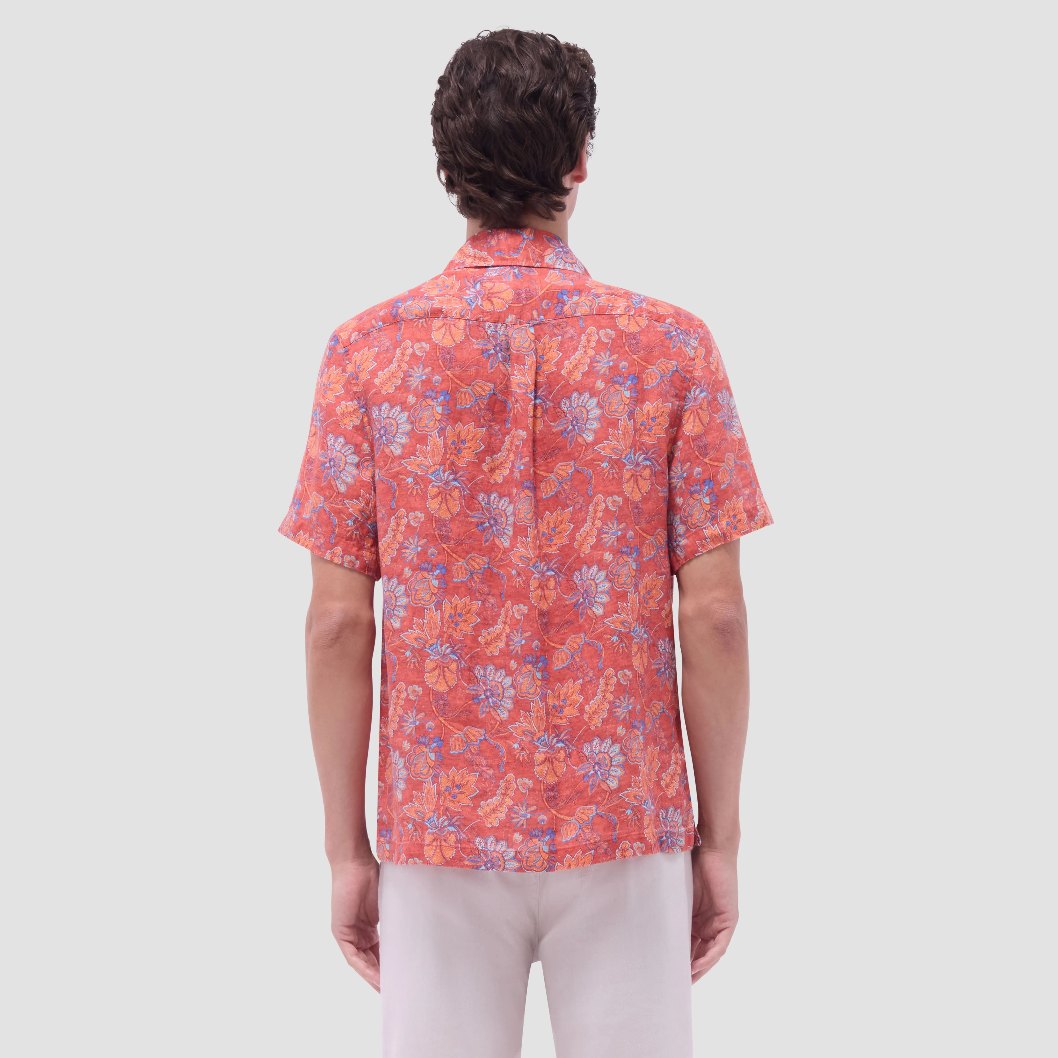 Jackson Floral Camp Shirt sold by Bugatchi product image thumbnail 3