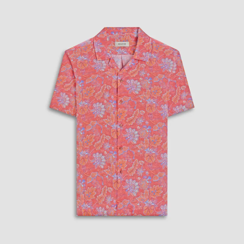 Jackson Floral Camp Shirt sold by Bugatchi