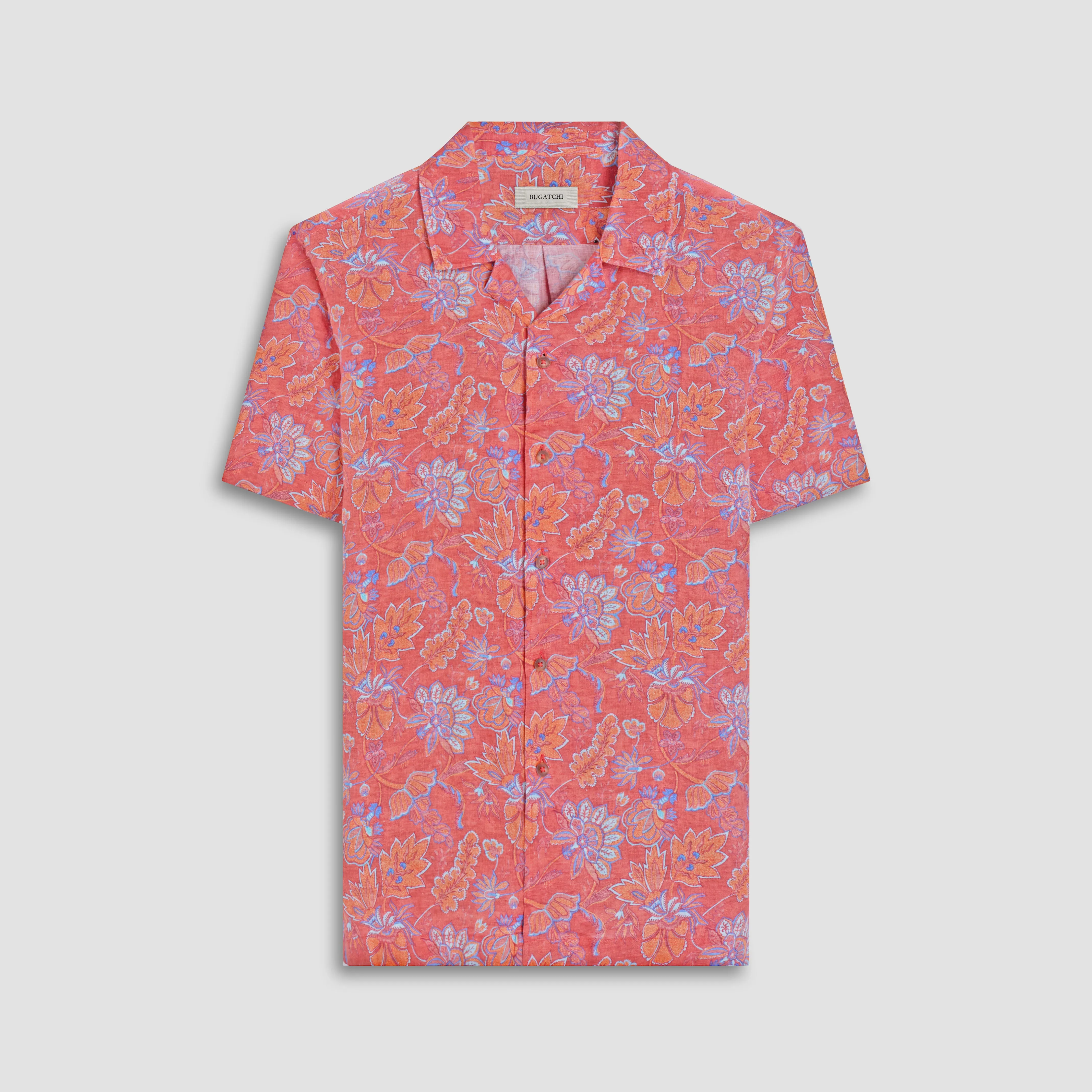 Jackson Floral Camp Shirt sold by Bugatchi