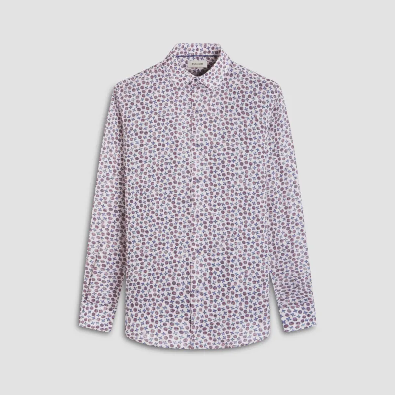 Julian Floral Micro Print Shirt sold by Bugatchi