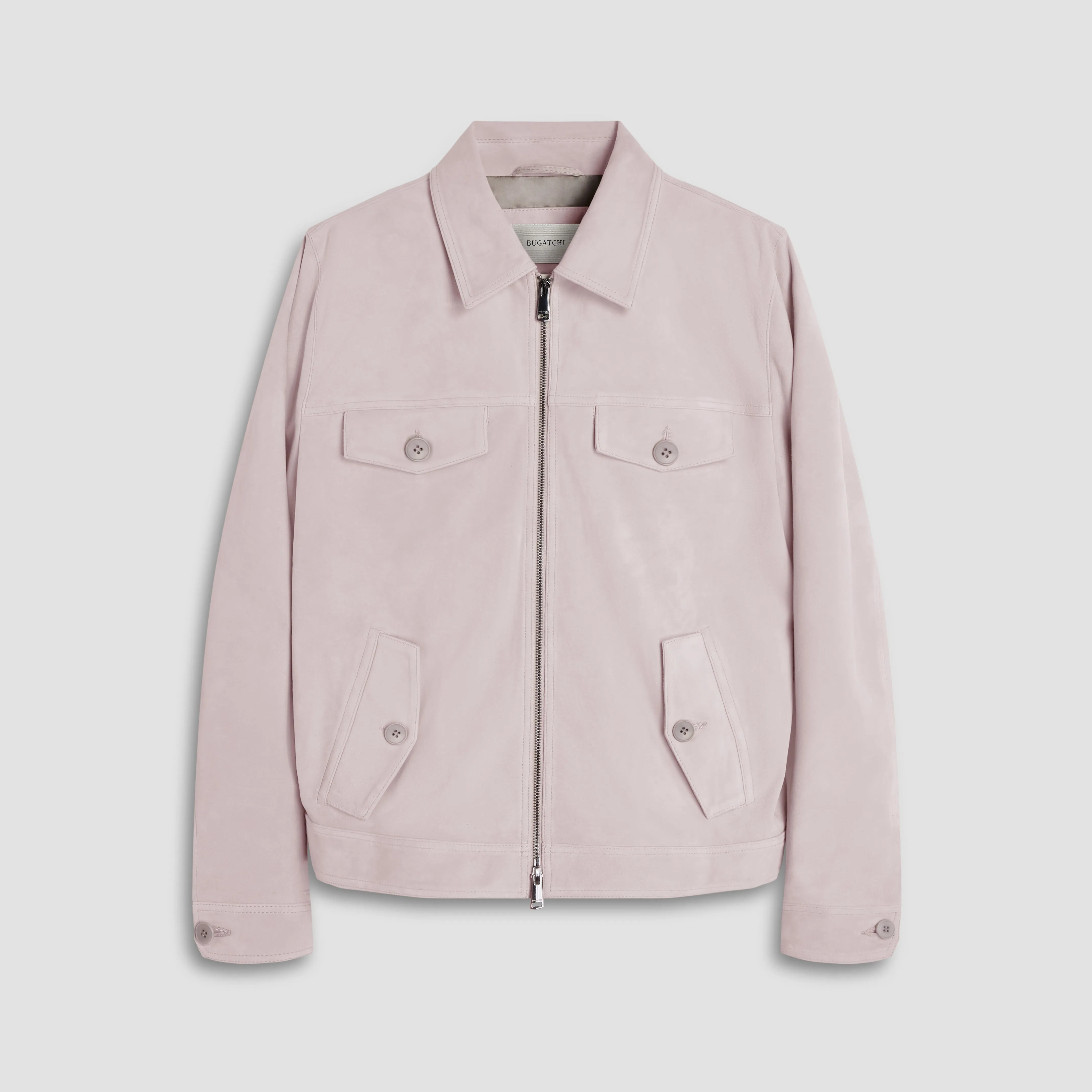 Suede Trucker Jacket sold by Bugatchi product image thumbnail 2