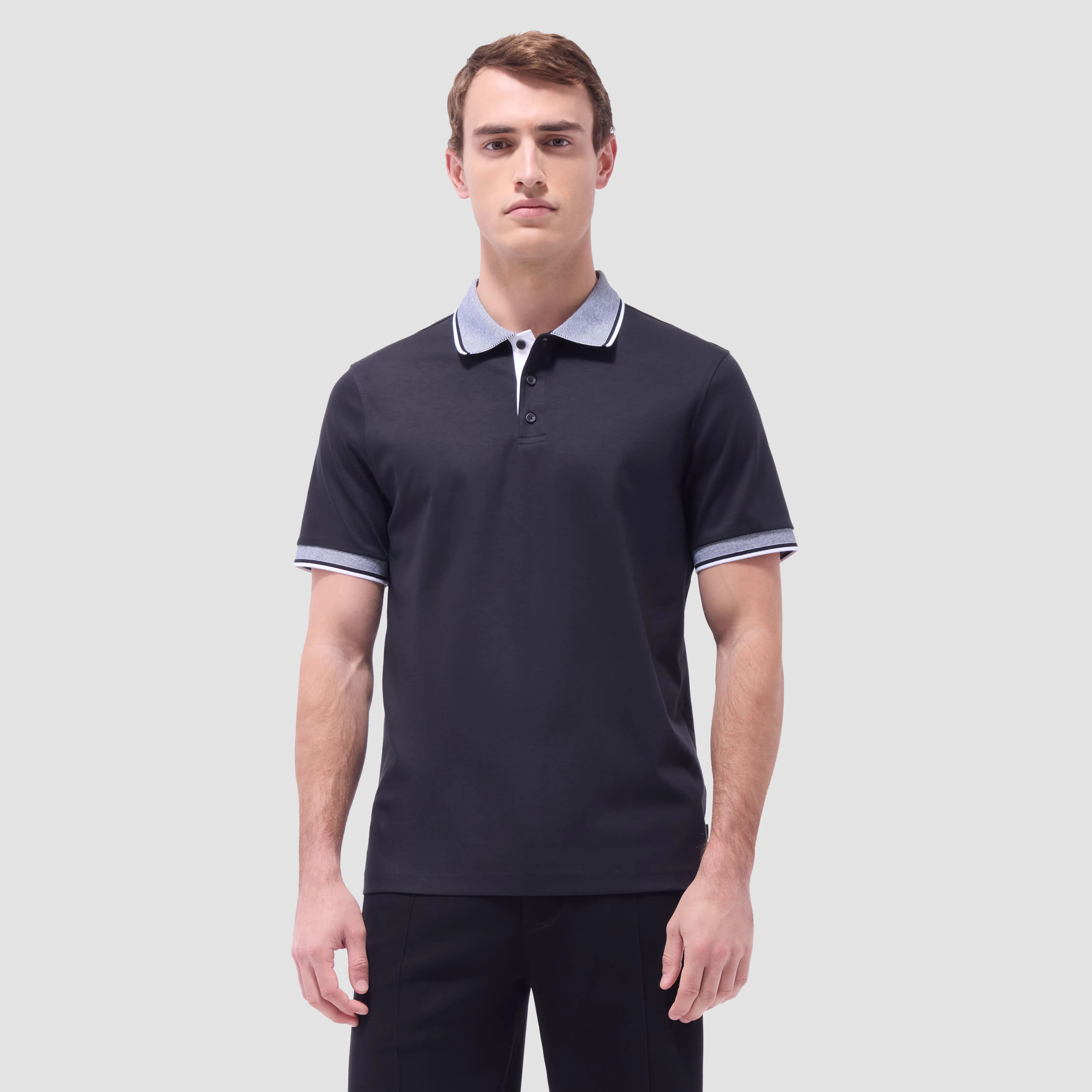 Solid Polo Shirt sold by Bugatchi product image thumbnail 2