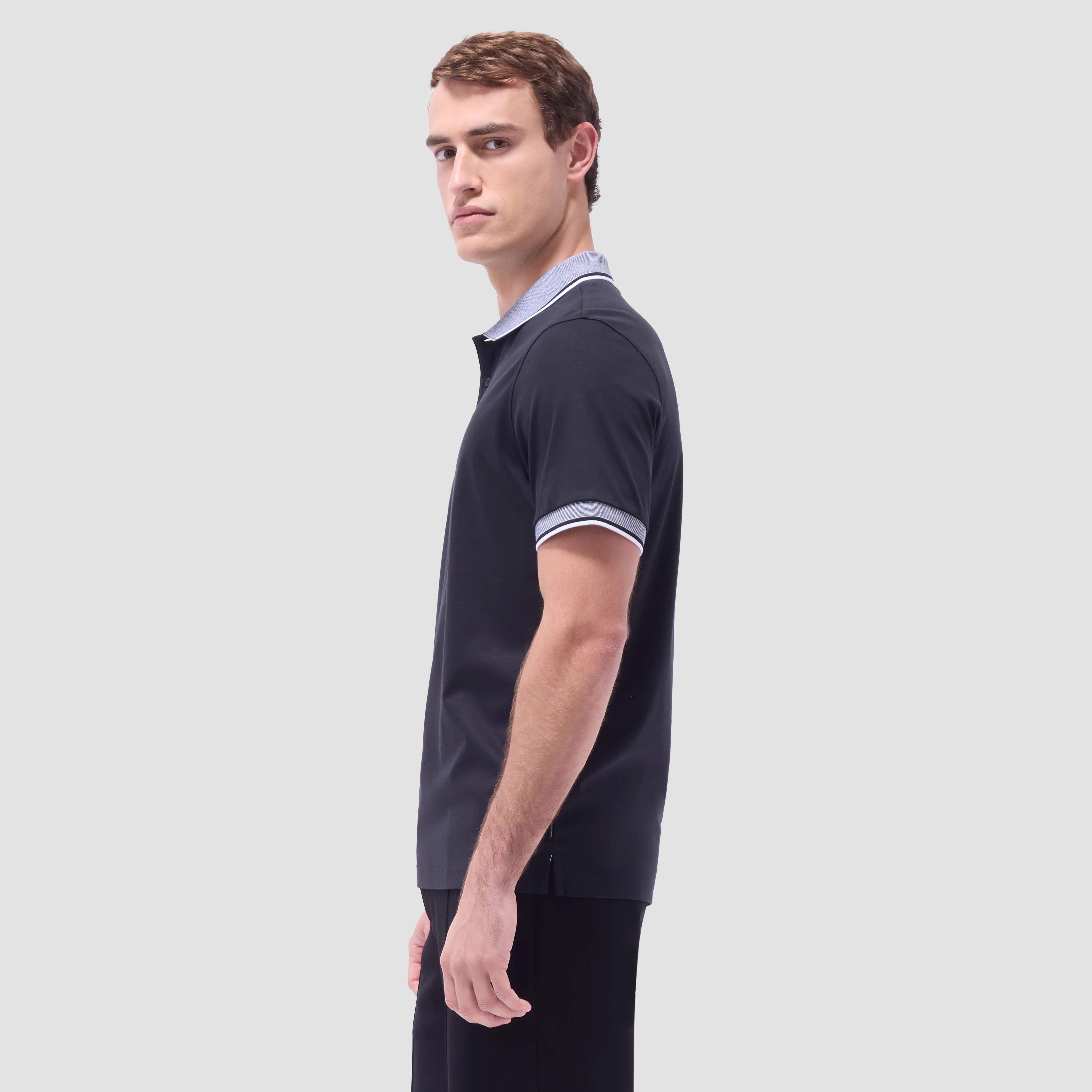 Solid Polo Shirt sold by Bugatchi product image thumbnail 3