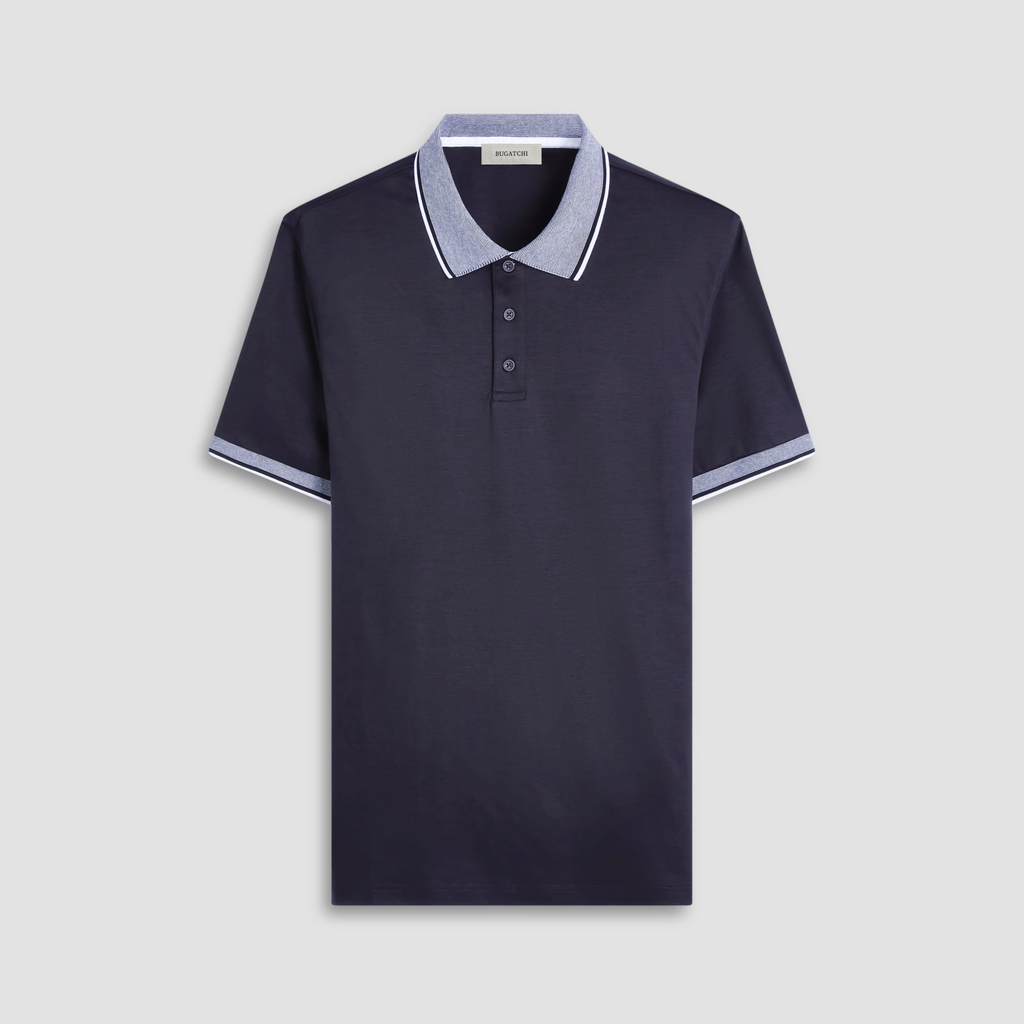 Solid Polo Shirt sold by Bugatchi