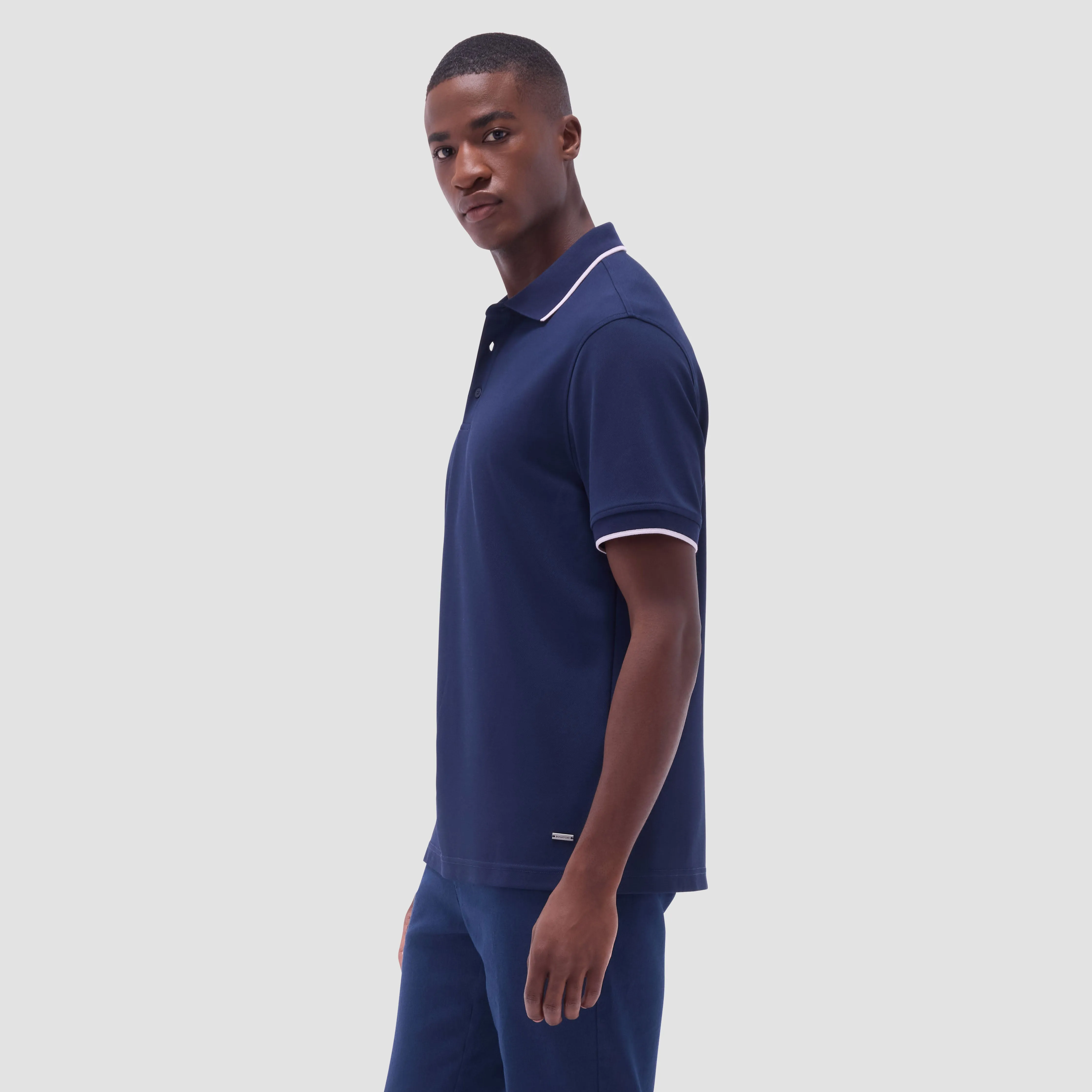 Pique Polo Shirt sold by Bugatchi product image thumbnail 3