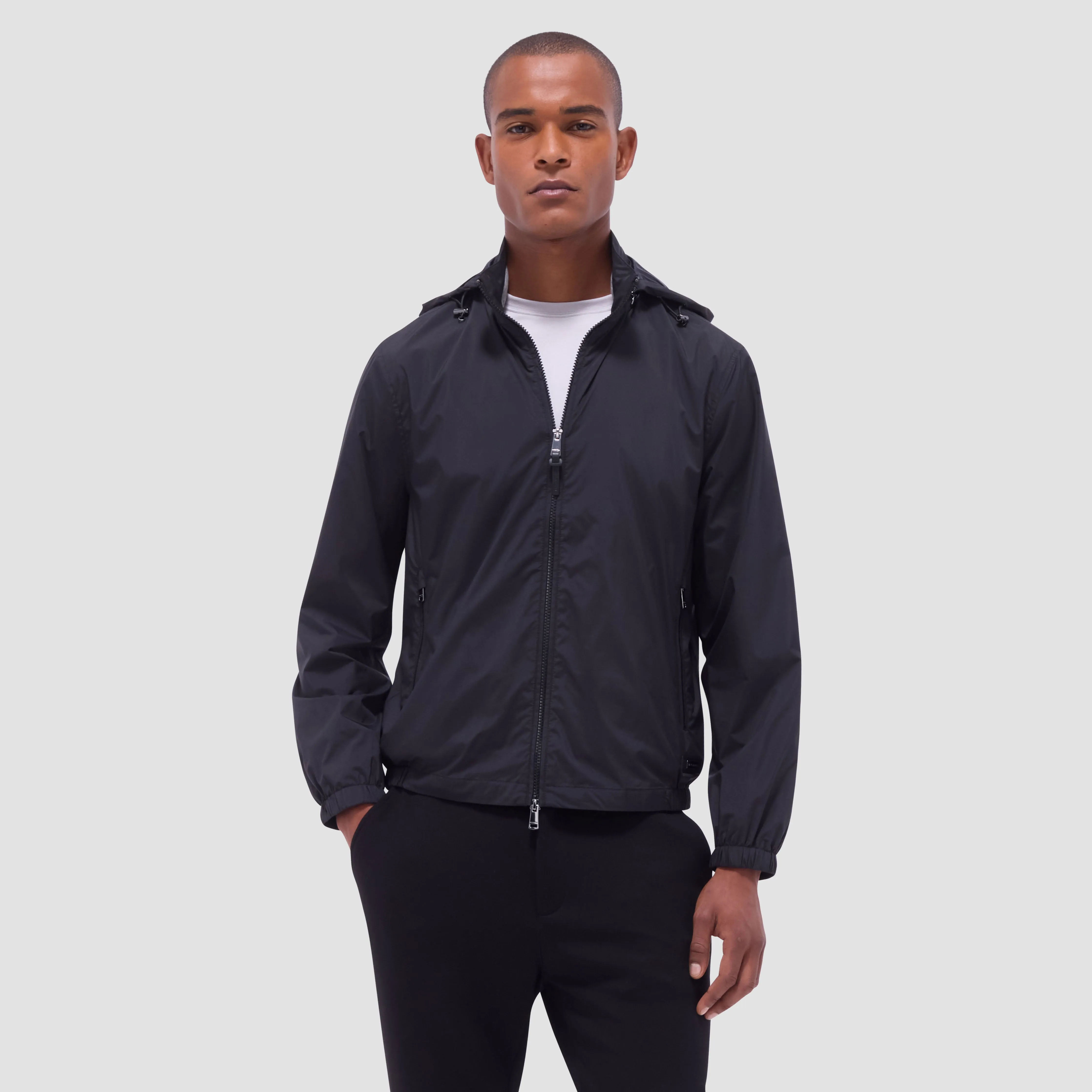 Packable Nylon Windbreaker Jacket sold by Bugatchi product image thumbnail 2