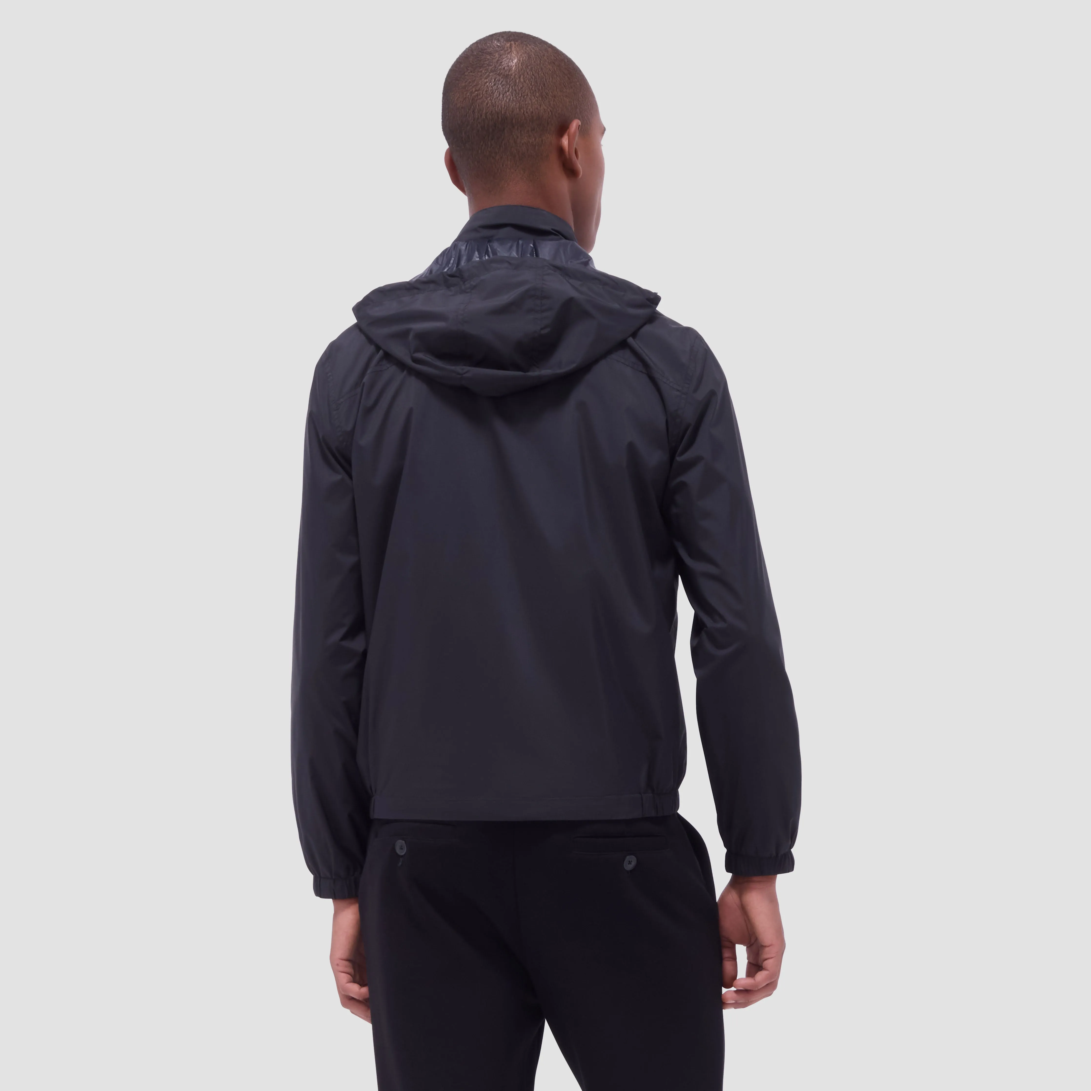 Packable Nylon Windbreaker Jacket sold by Bugatchi product image thumbnail 4