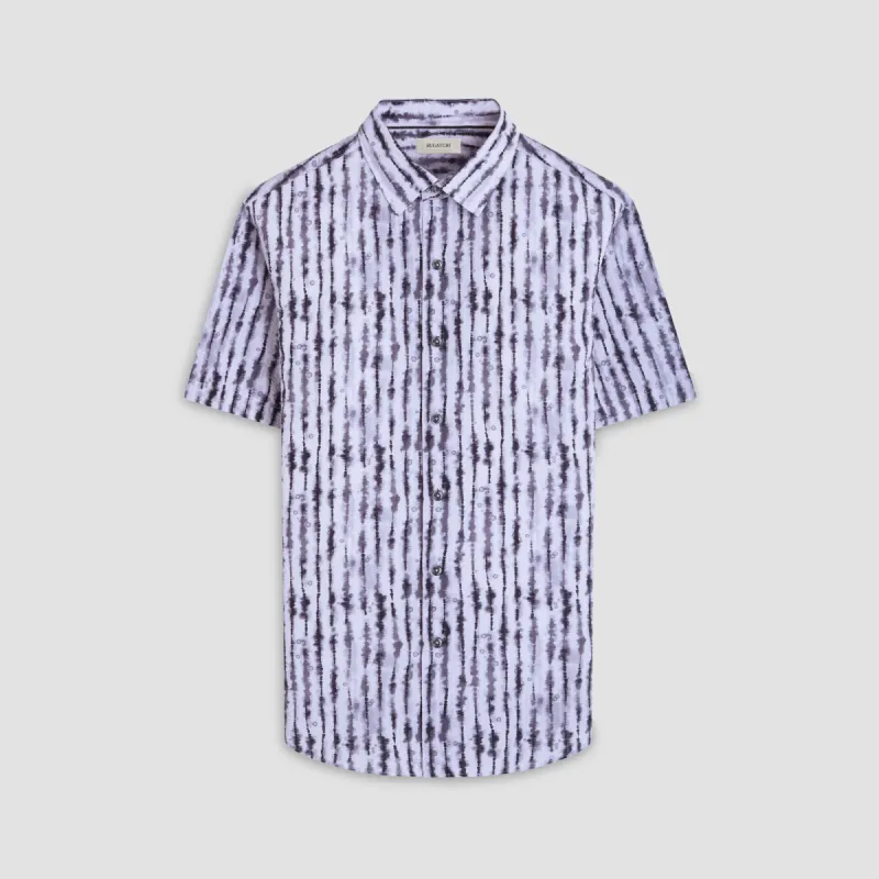 Orson Shibori Seersucker Short-Sleeve Shirt sold by Bugatchi