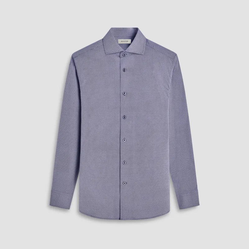 Devon Geometric OoohCotton Shirt sold by Bugatchi