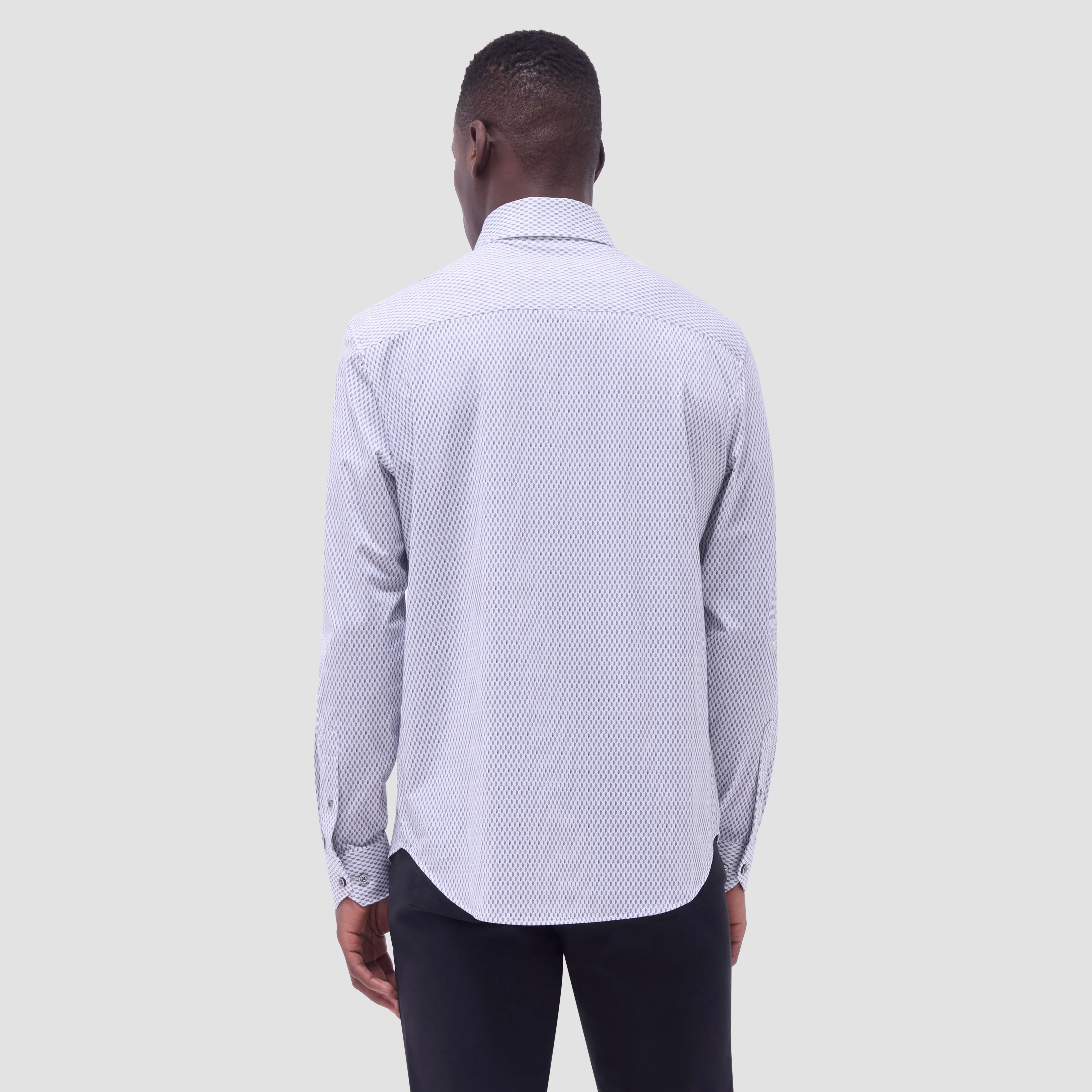 Devon Optical Diamond OoohCotton Shirt sold by Bugatchi product image thumbnail 4