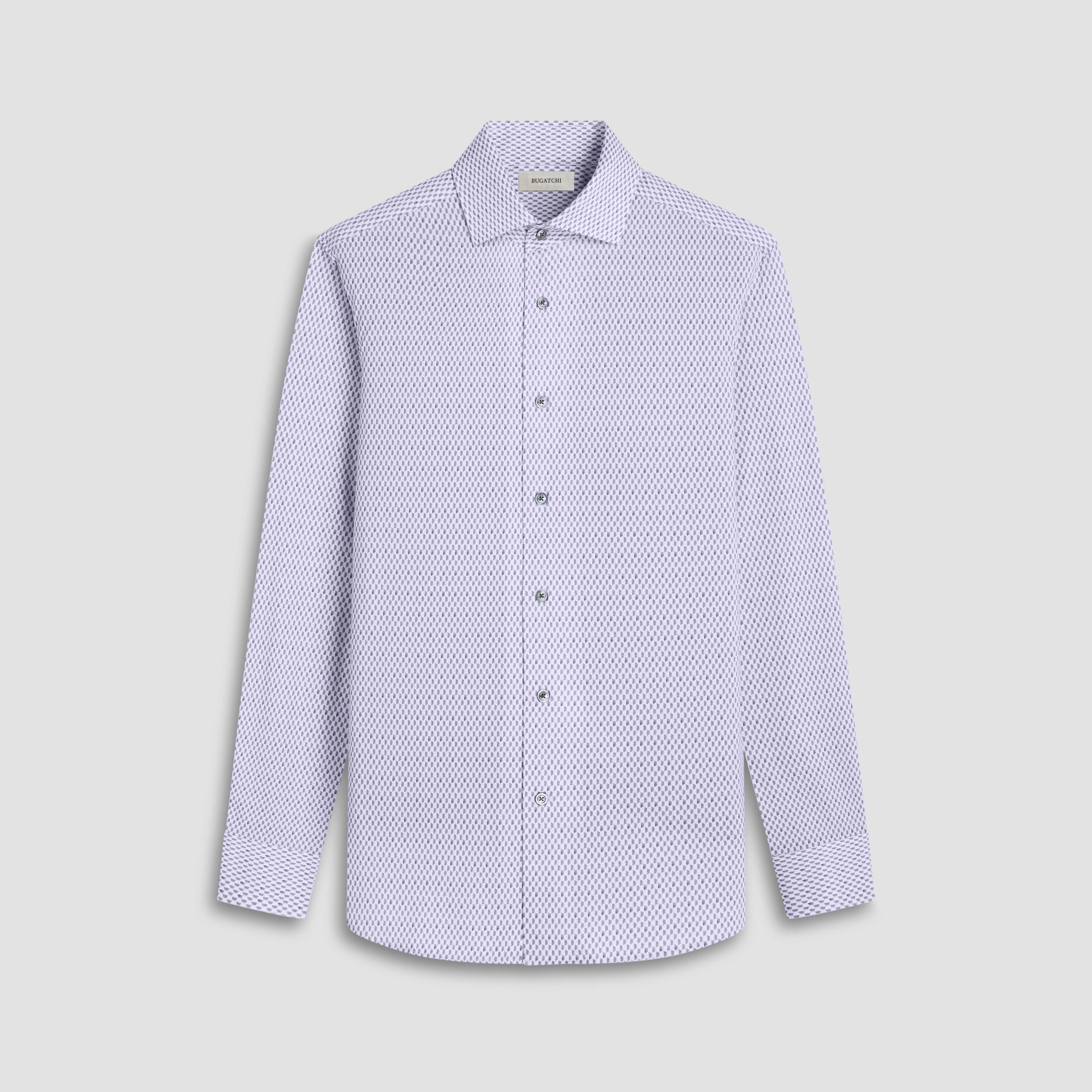 Devon Optical Diamond OoohCotton Shirt sold by Bugatchi