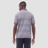 Mixed Media Johnny Collar Polo Shirt sold by Bugatchi