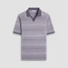 Mixed Media Johnny Collar Polo Shirt sold by Bugatchi