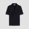 Abstract Short Sleeve Johnny Sweater sold by Bugatchi
