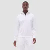 Soft Touch Solid Quarter-Zip Pullover With Hood sold by Bugatchi