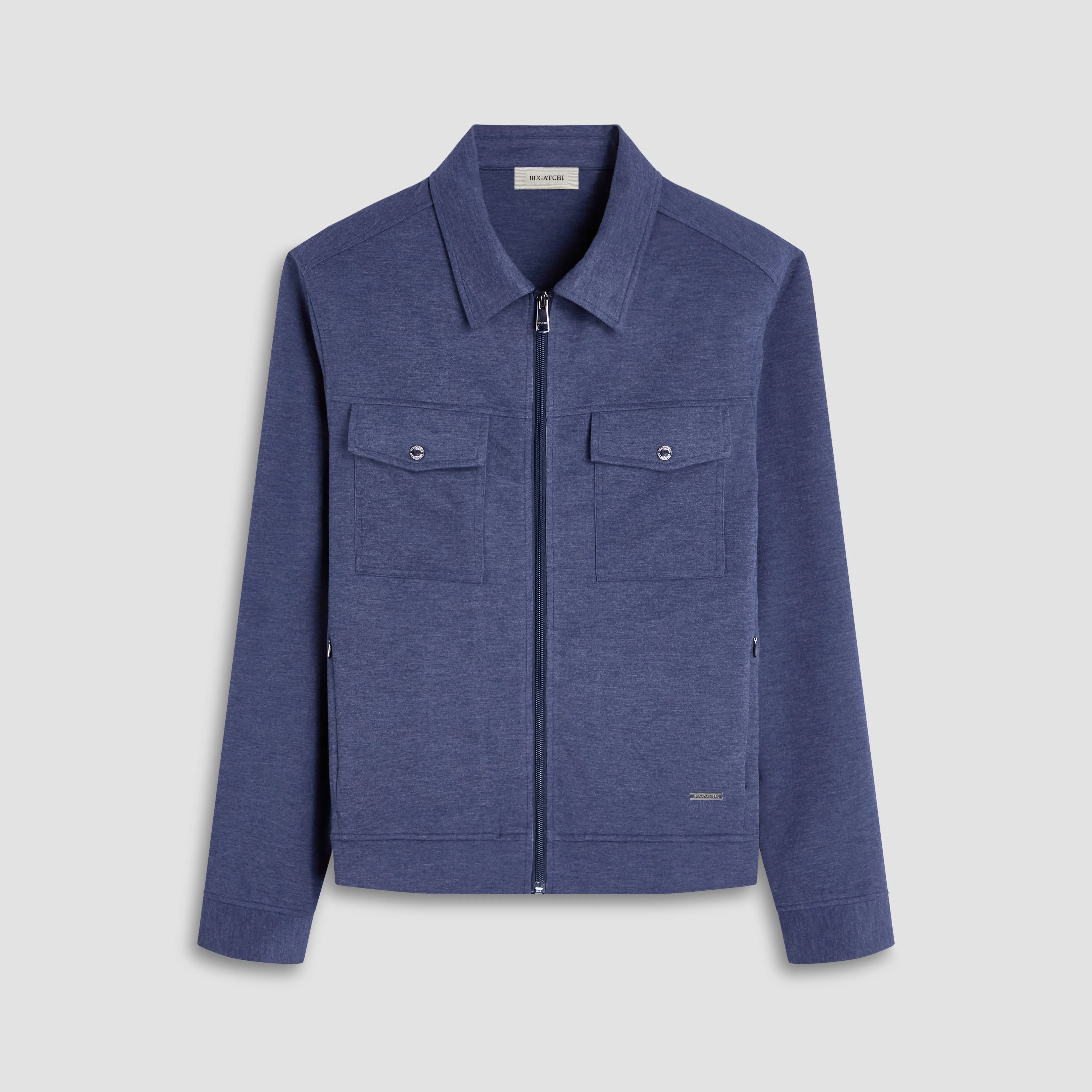 Soft Touch Heather Shirt Jacket sold by Bugatchi
