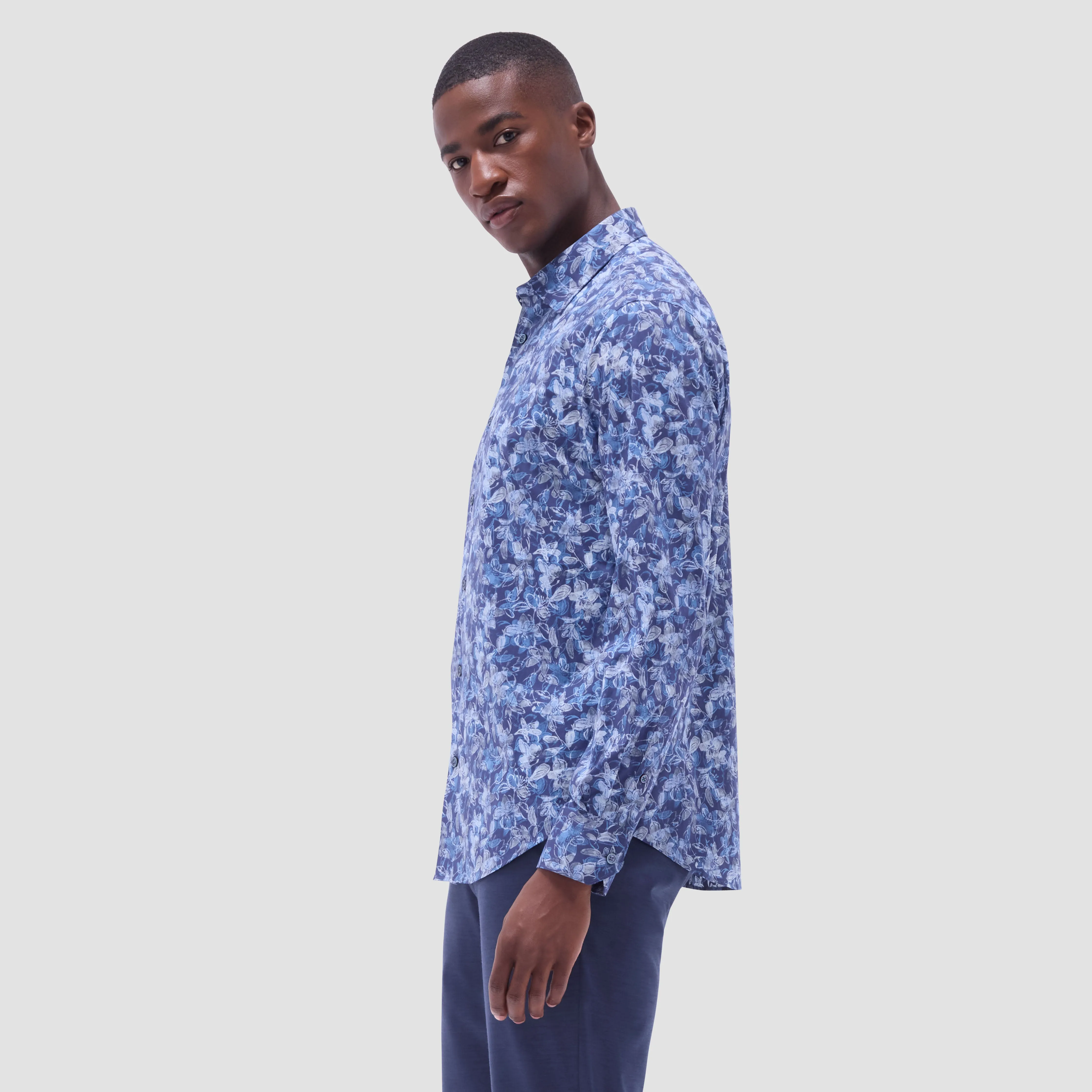 Julian Floral Shirt sold by Bugatchi product image thumbnail 3