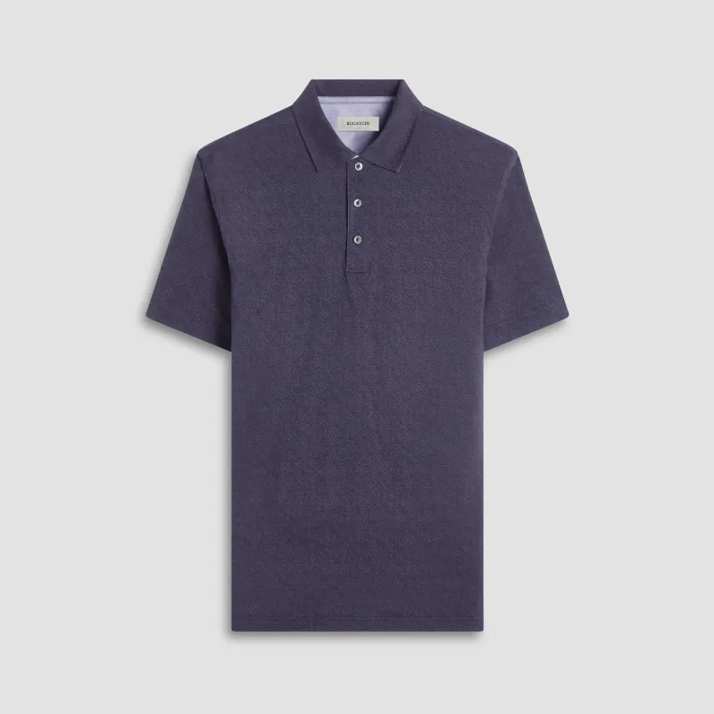 Vincent Double-Sided Solid OoohCotton Polo Shirt sold by Bugatchi