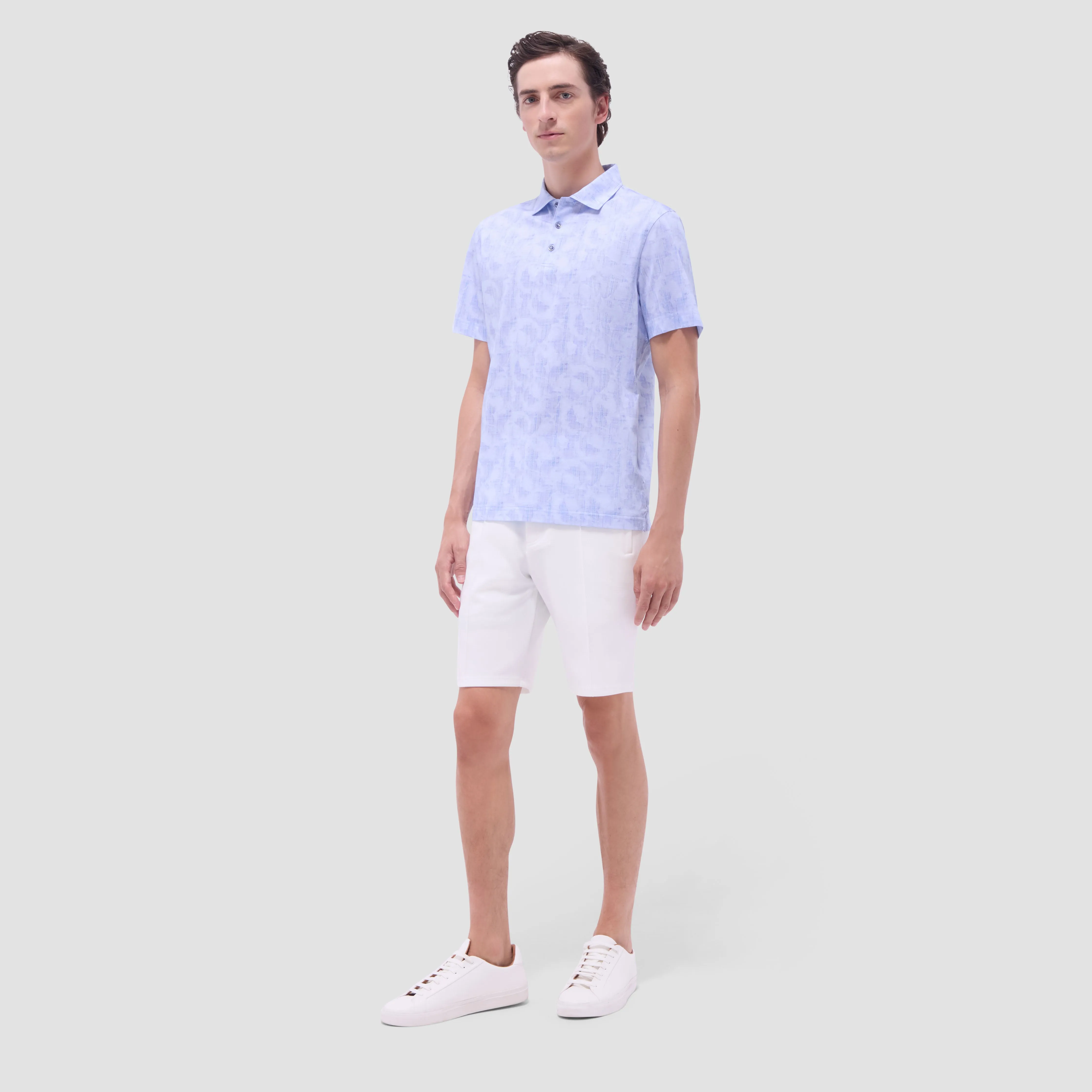 Victor Abstract OoohCotton Polo Shirt sold by Bugatchi product image thumbnail 5