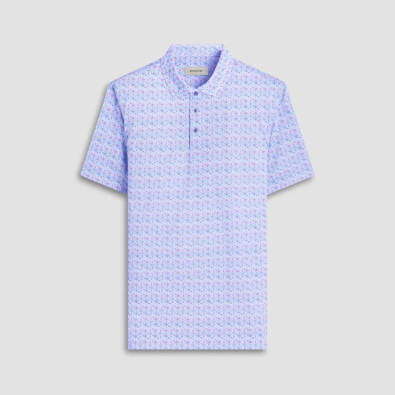 Victor Mosaic OoohCotton Polo Shirt made by Bugatchi