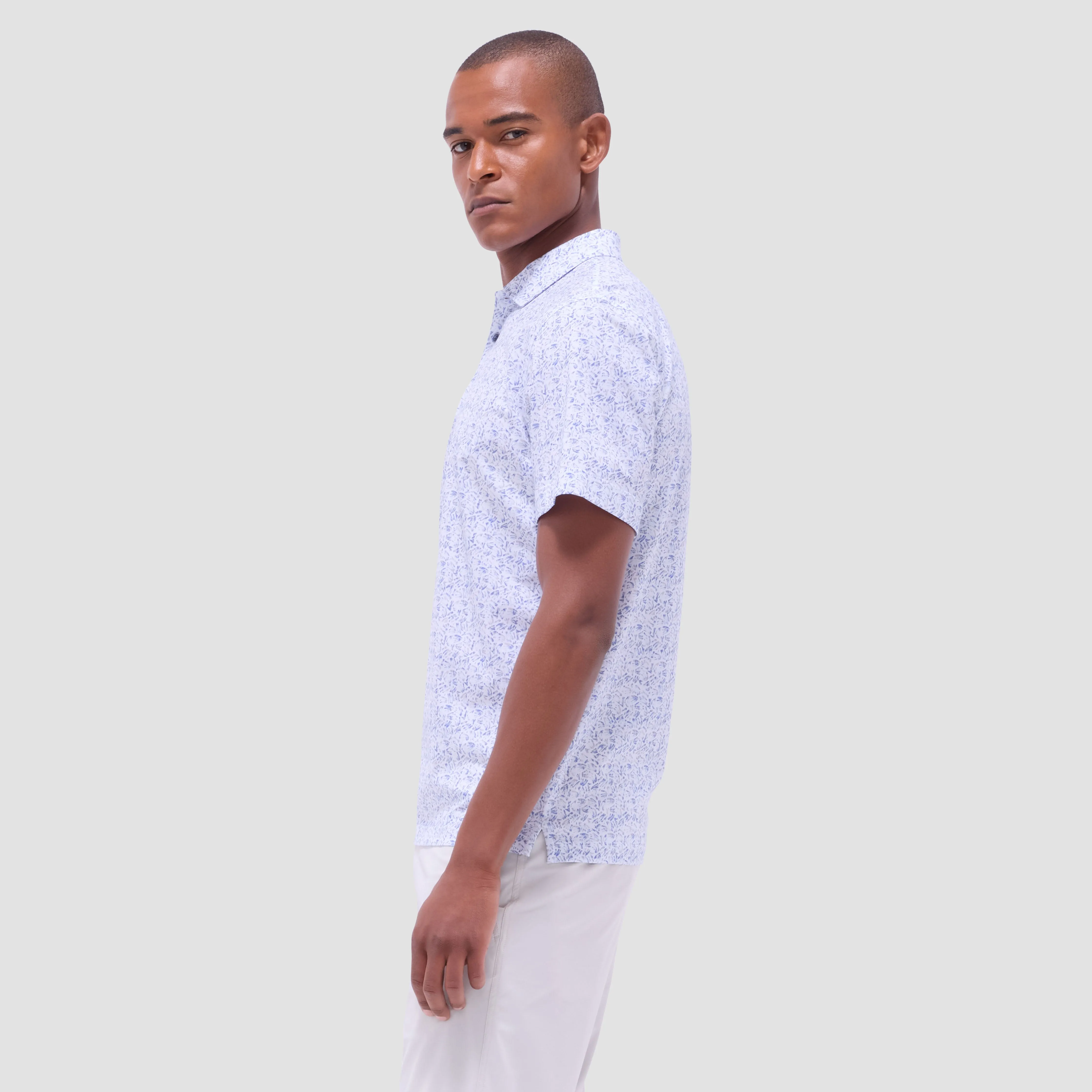 Victor Abstract OoohCotton Polo Shirt sold by Bugatchi product image thumbnail 3