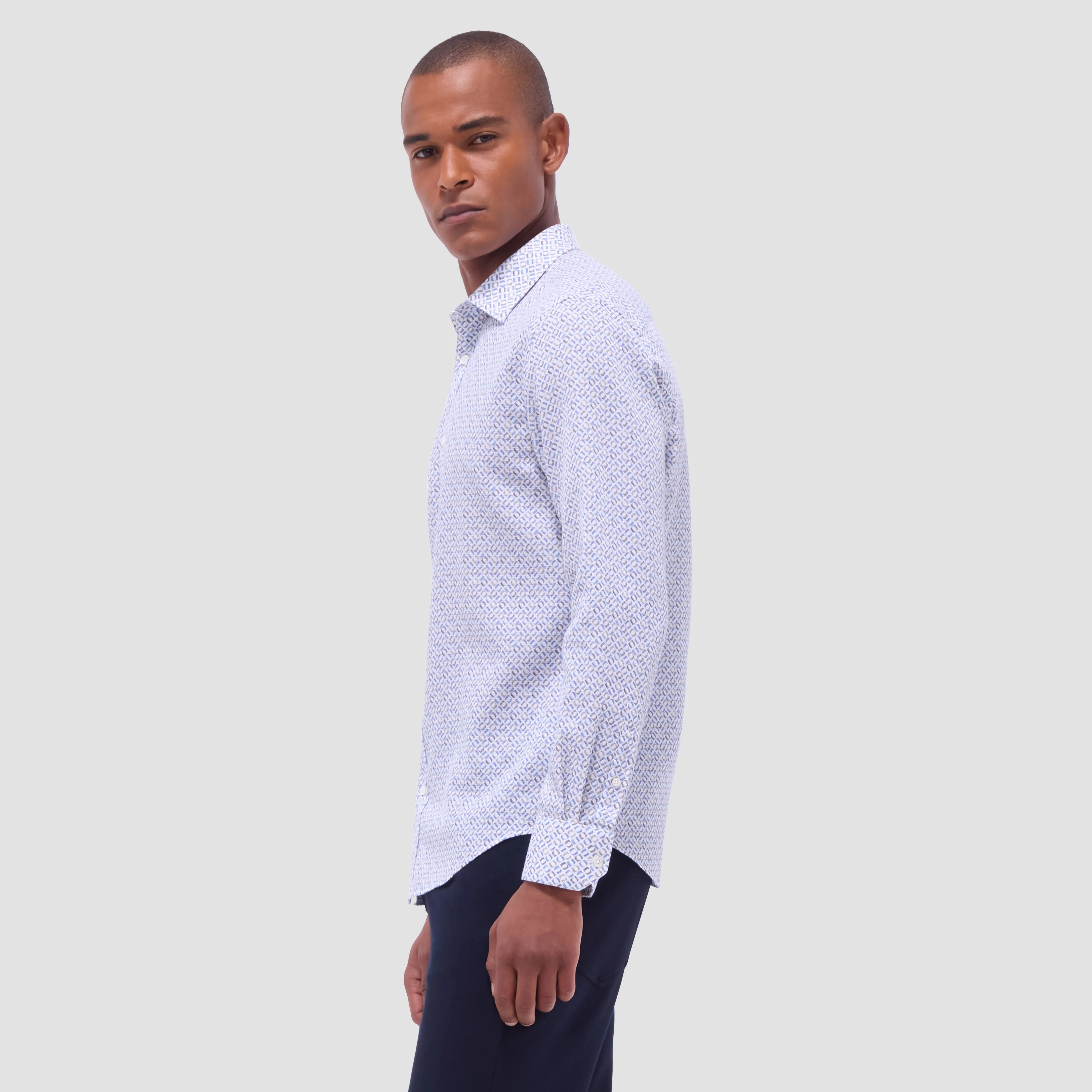 Julian Geometric Shirt sold by Bugatchi product image thumbnail 3