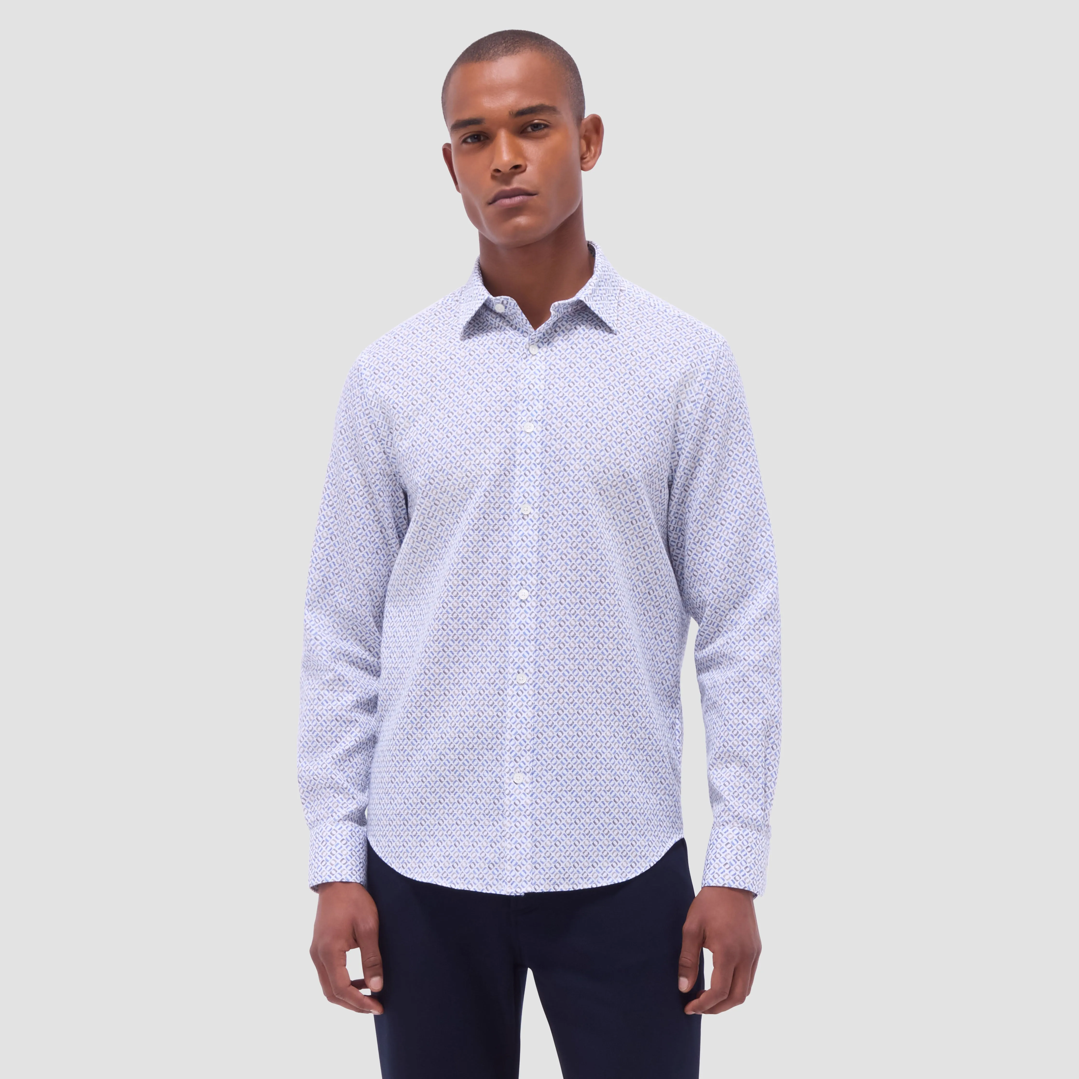 Julian Geometric Shirt sold by Bugatchi product image thumbnail 2
