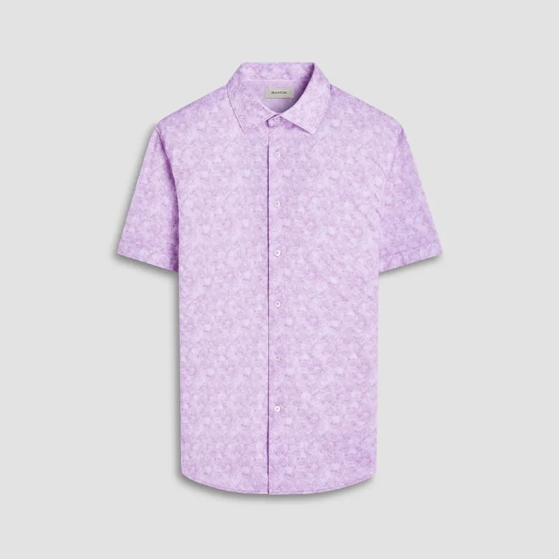 Miles Floral OoohCotton Short-Sleeve Shirt sold by Bugatchi