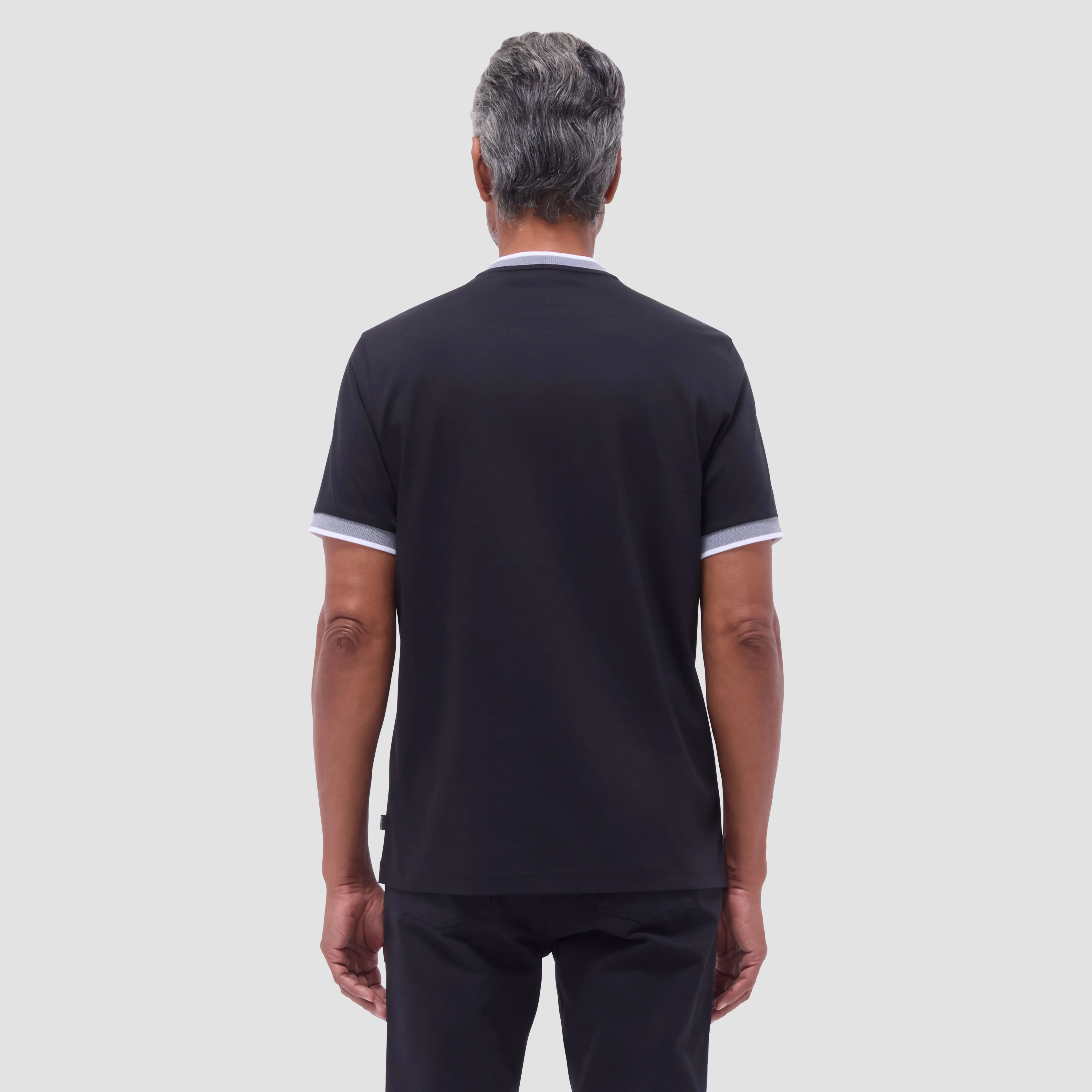 Solid Crew Neck T-Shirt sold by Bugatchi product image thumbnail 4