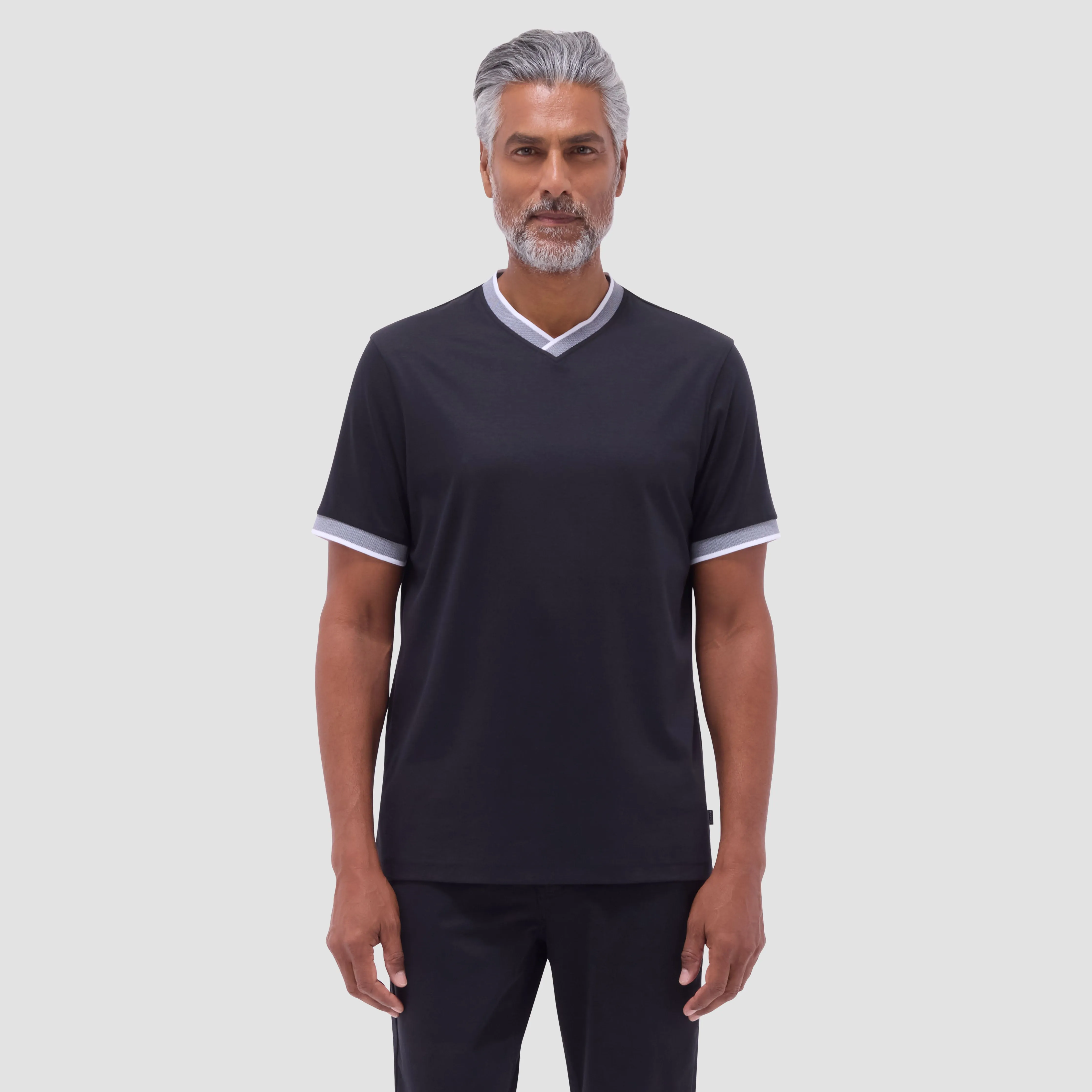 Solid Crew Neck T-Shirt sold by Bugatchi product image thumbnail 2