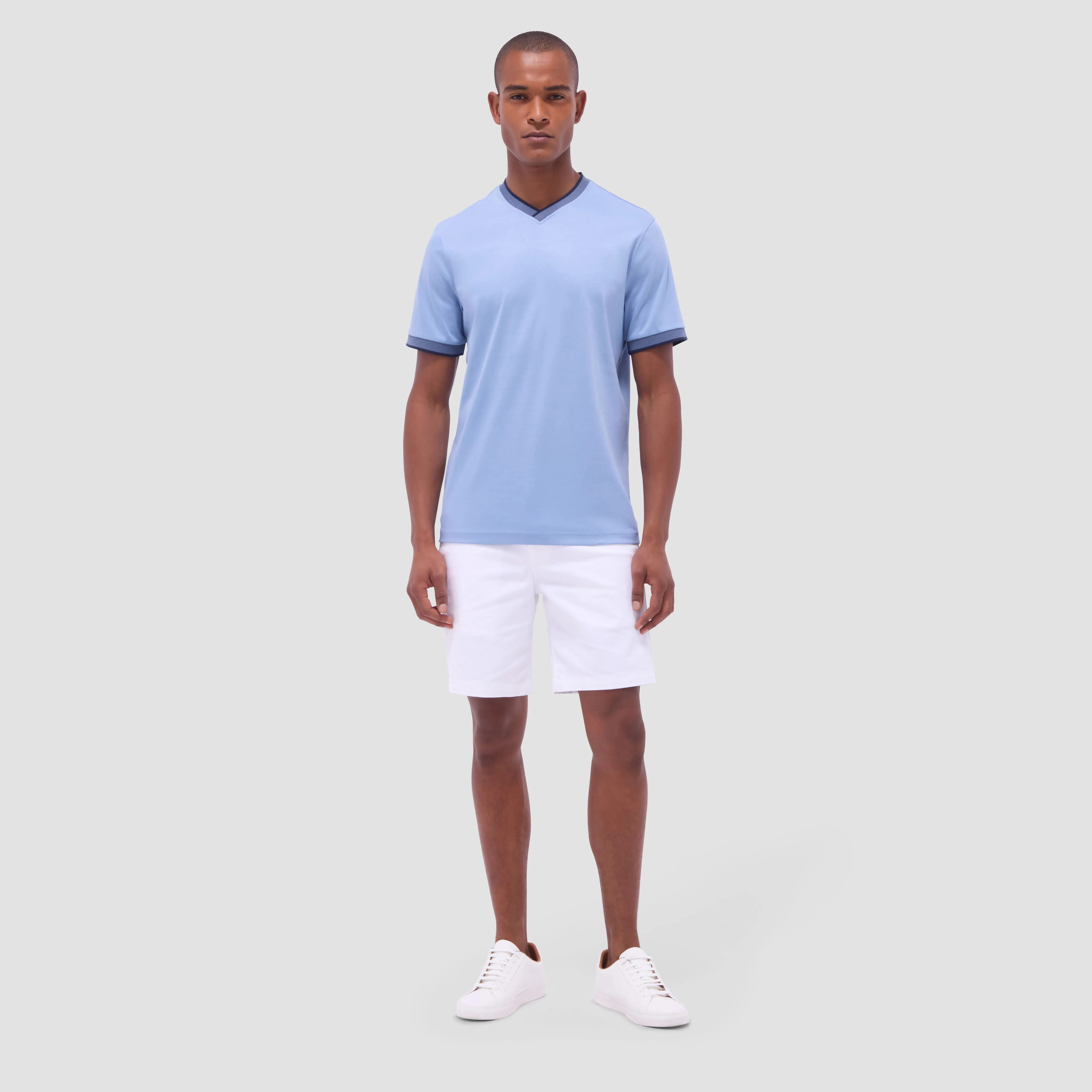 Solid Crew Neck T-Shirt sold by Bugatchi product image thumbnail 5