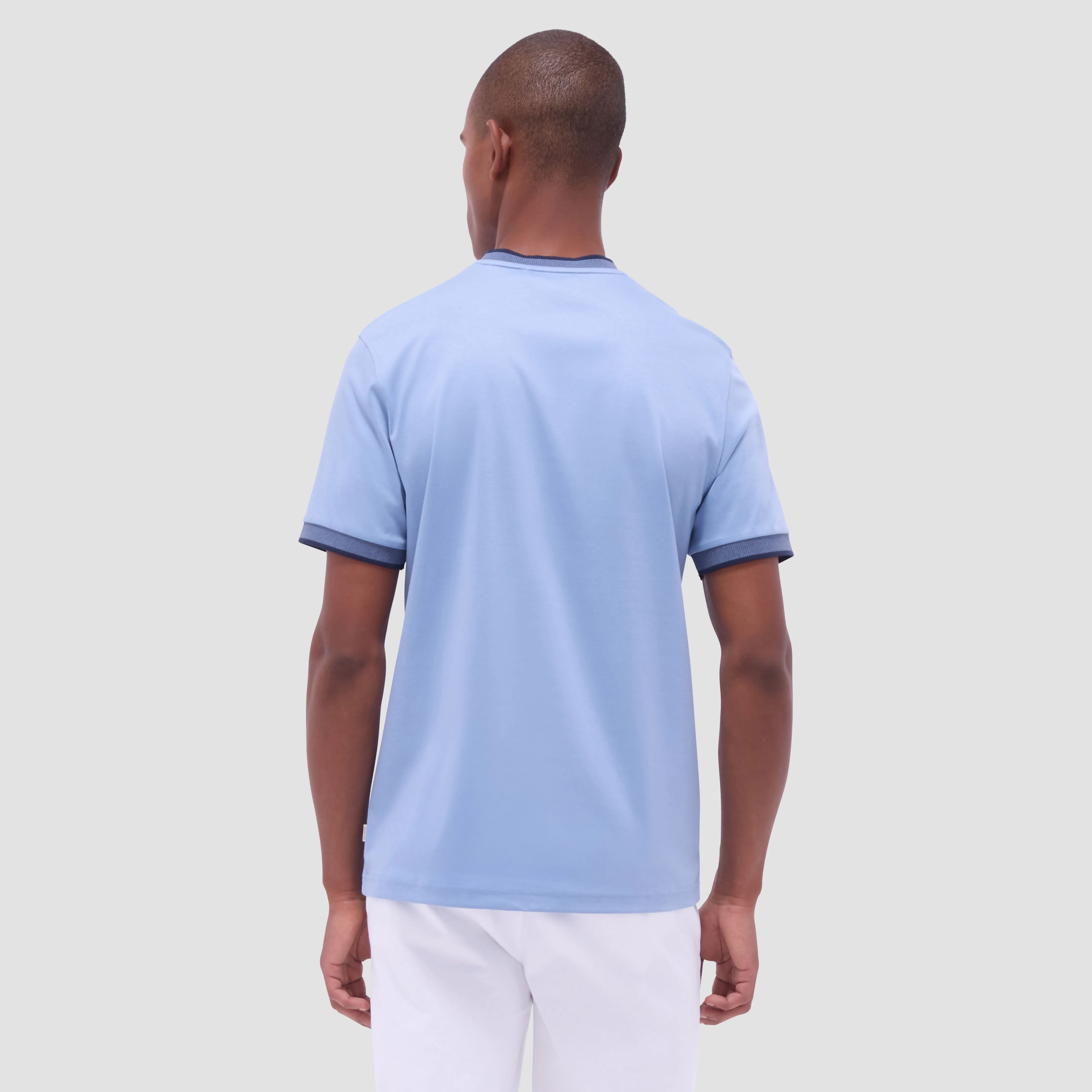 Solid Crew Neck T-Shirt sold by Bugatchi product image thumbnail 4