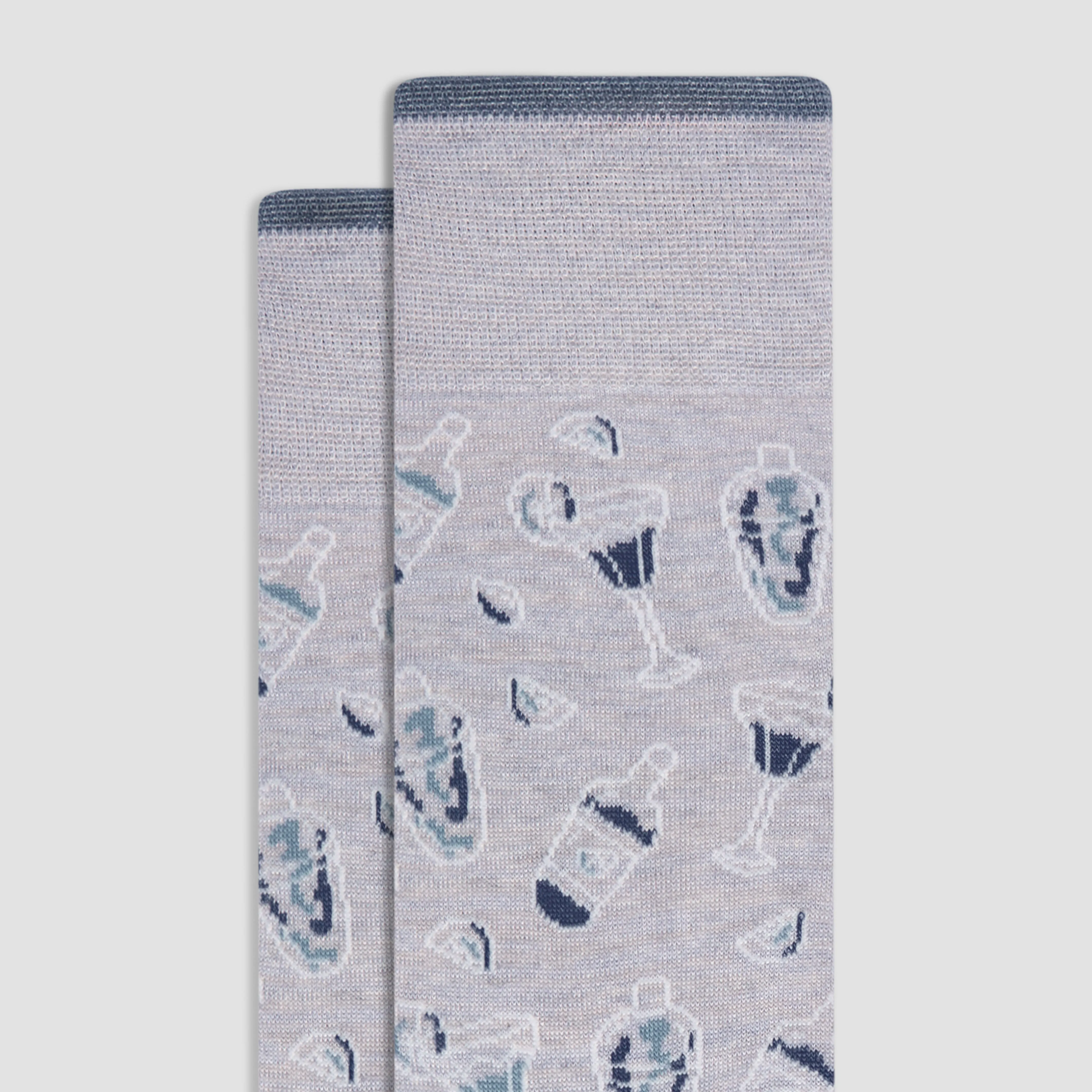 Cocktail Mid-Calf Socks sold by Bugatchi product image thumbnail 2