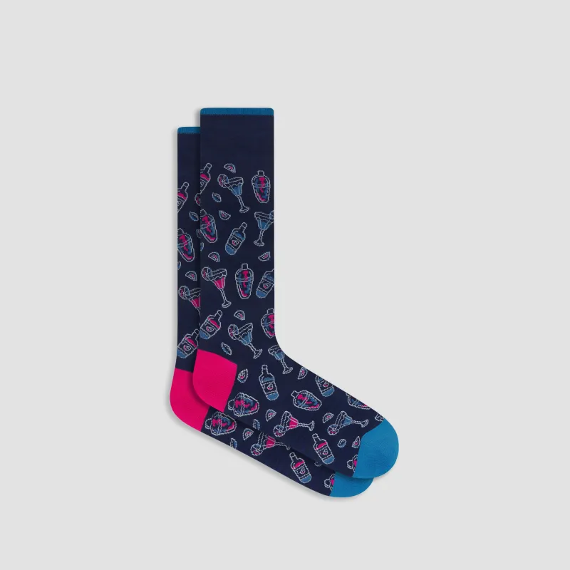 Cocktail Mid-Calf Socks sold by Bugatchi