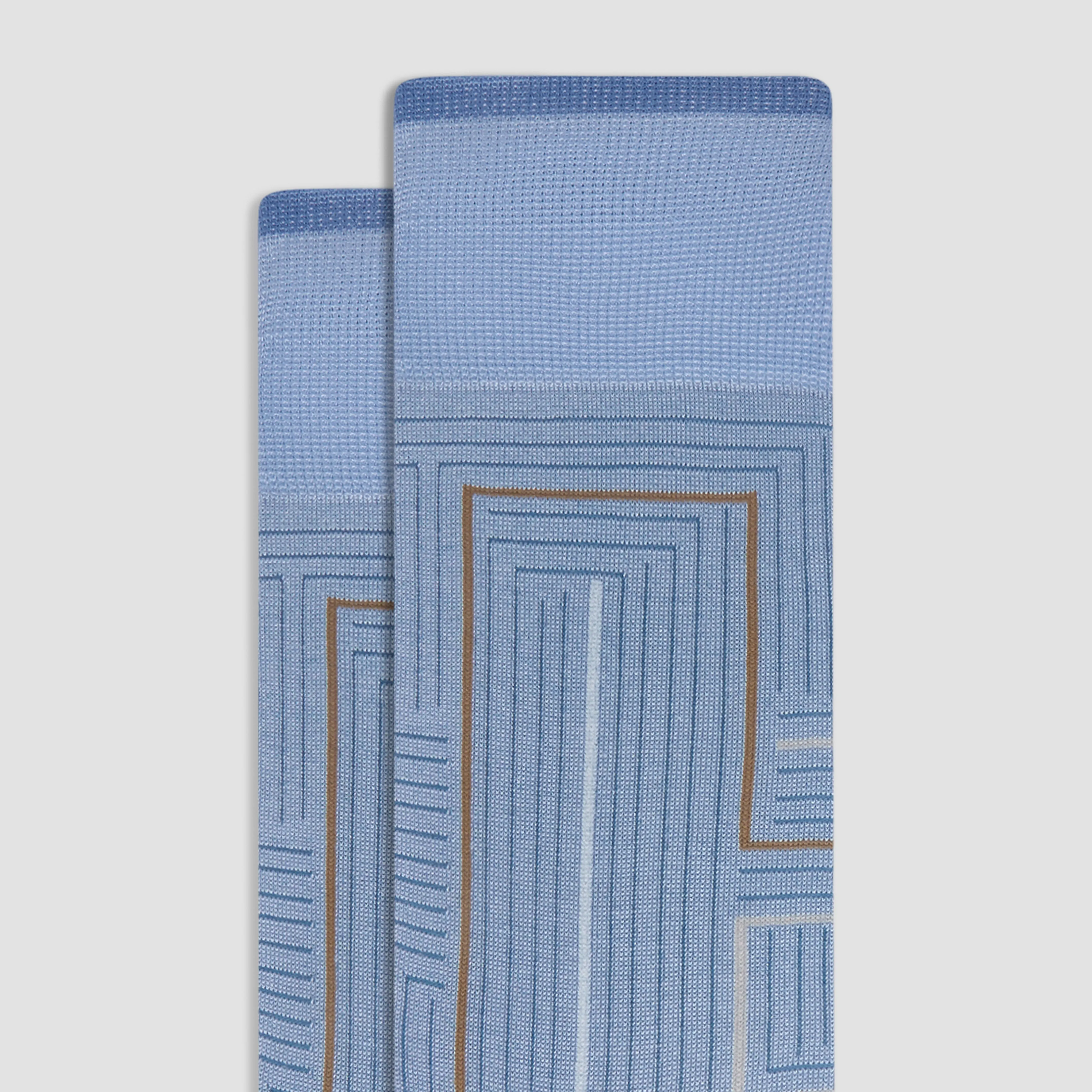 Geometric Mid-Calf Socks sold by Bugatchi product image thumbnail 2