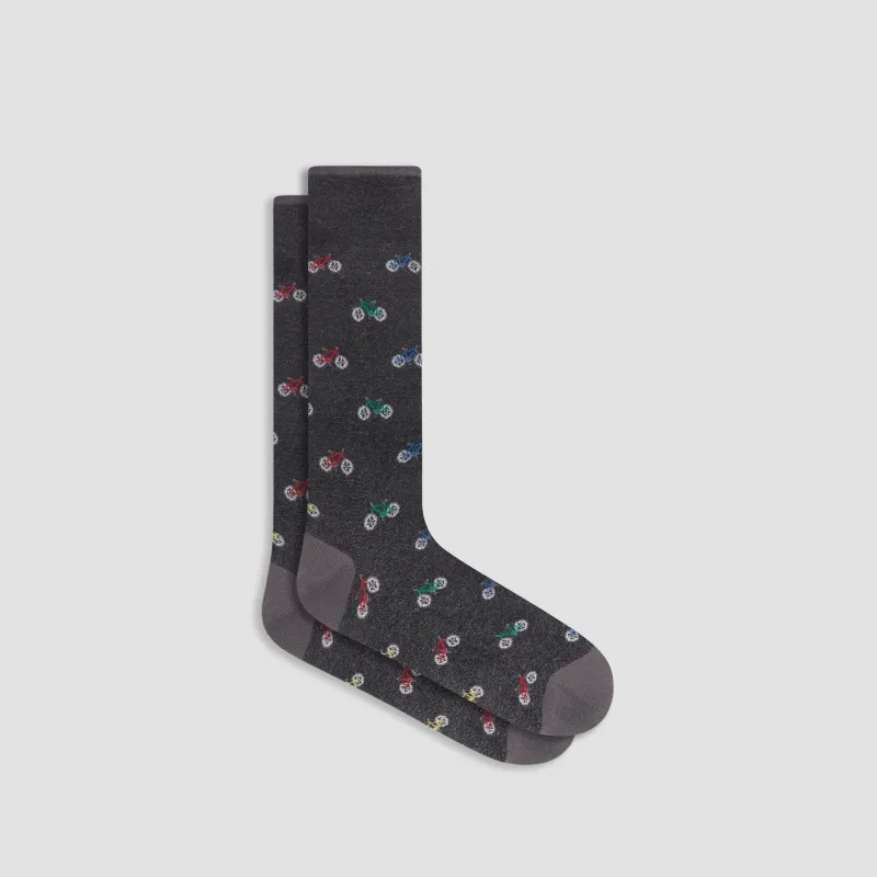 Bicycle Mid-Calf Socks sold by Bugatchi