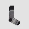 Striped Mid-Calf Socks sold by Bugatchi