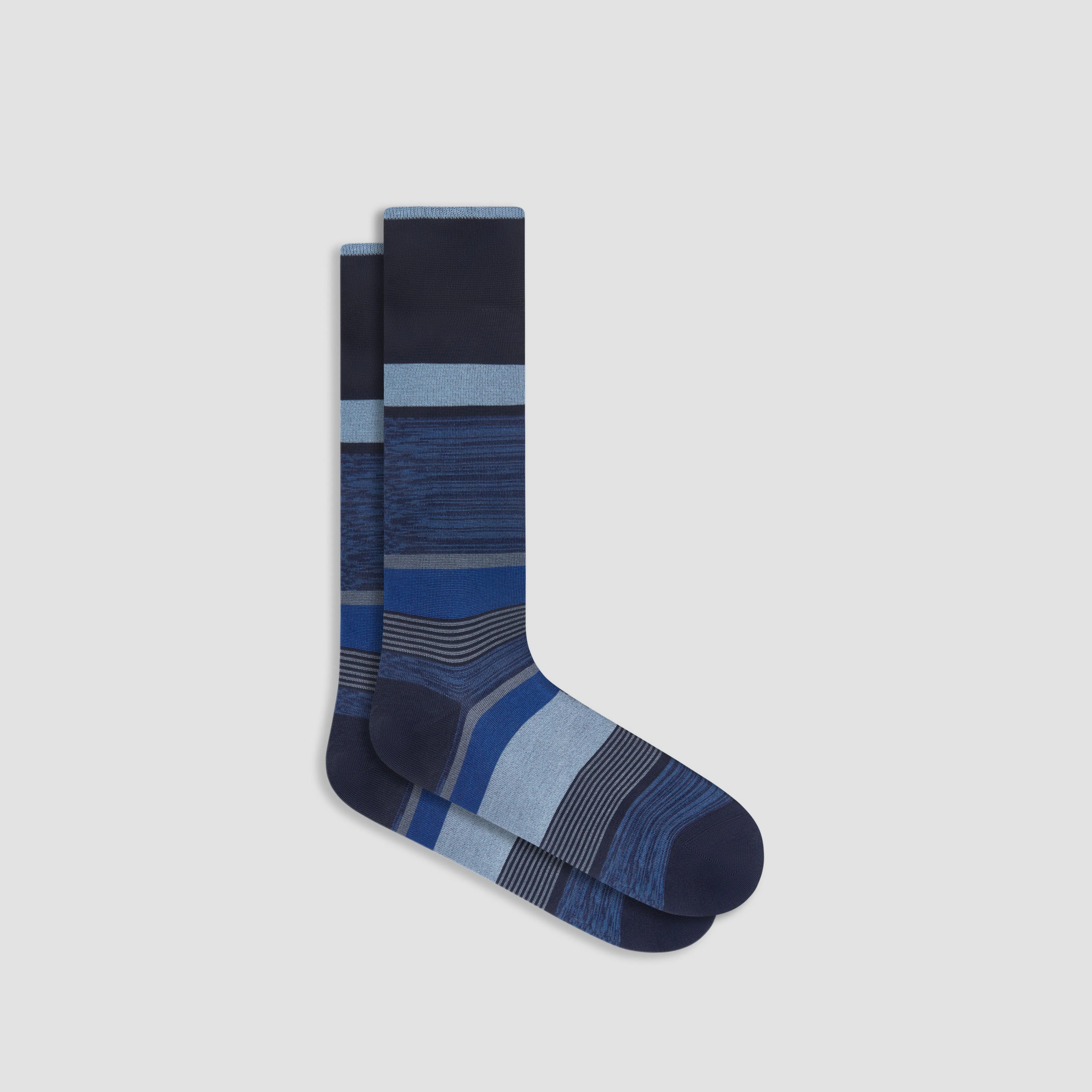 Striped Mid-Calf Socks sold by Bugatchi
