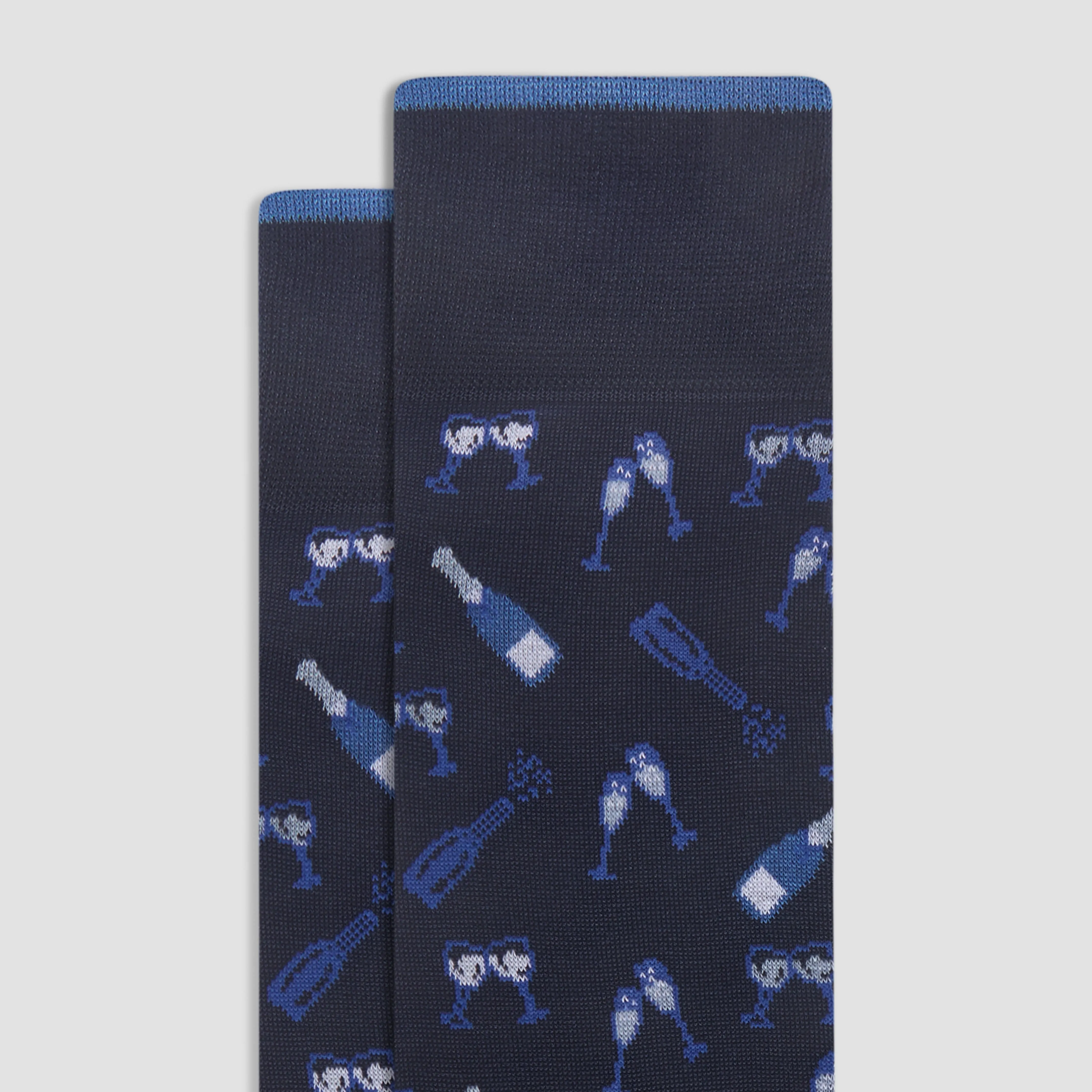 Champagne Mid-Calf Socks sold by Bugatchi product image thumbnail 2