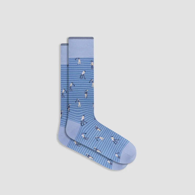 Golfer Mid-Calf Socks sold by Bugatchi