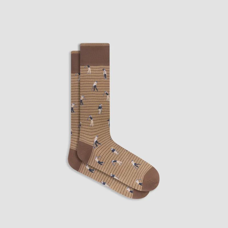 Golfer Mid-Calf Socks sold by Bugatchi