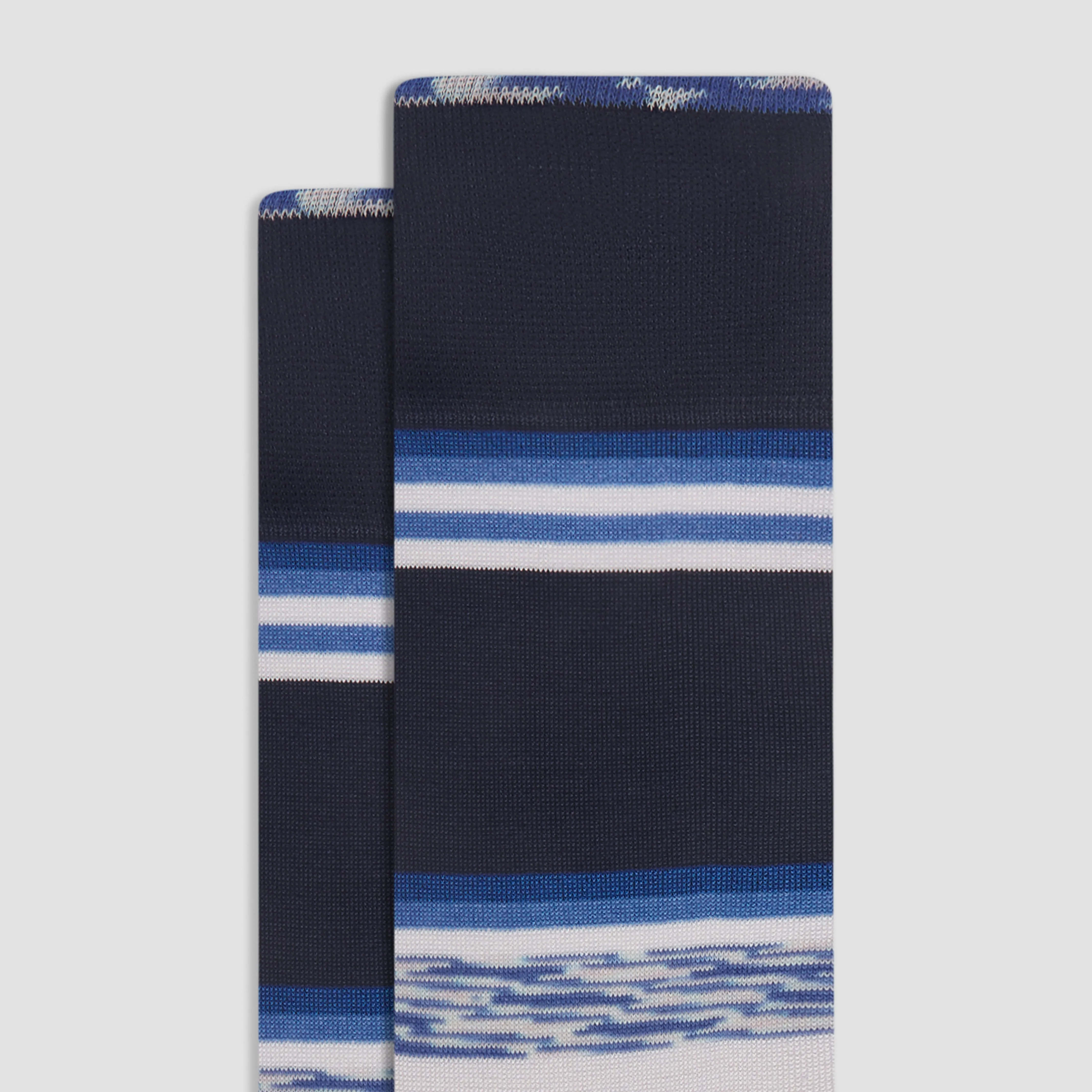 Striped Mid-Calf Socks sold by Bugatchi product image thumbnail 2