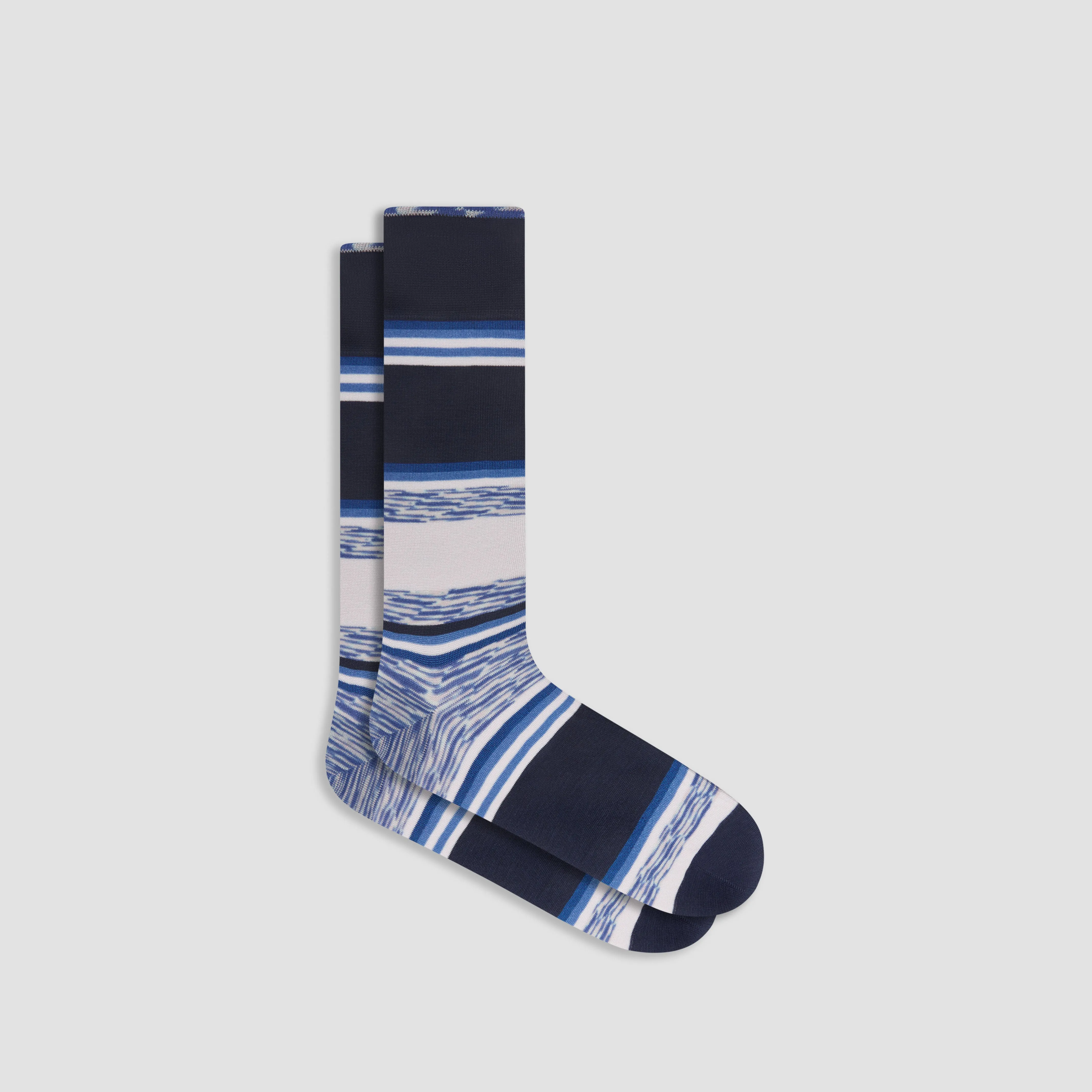 Striped Mid-Calf Socks sold by Bugatchi