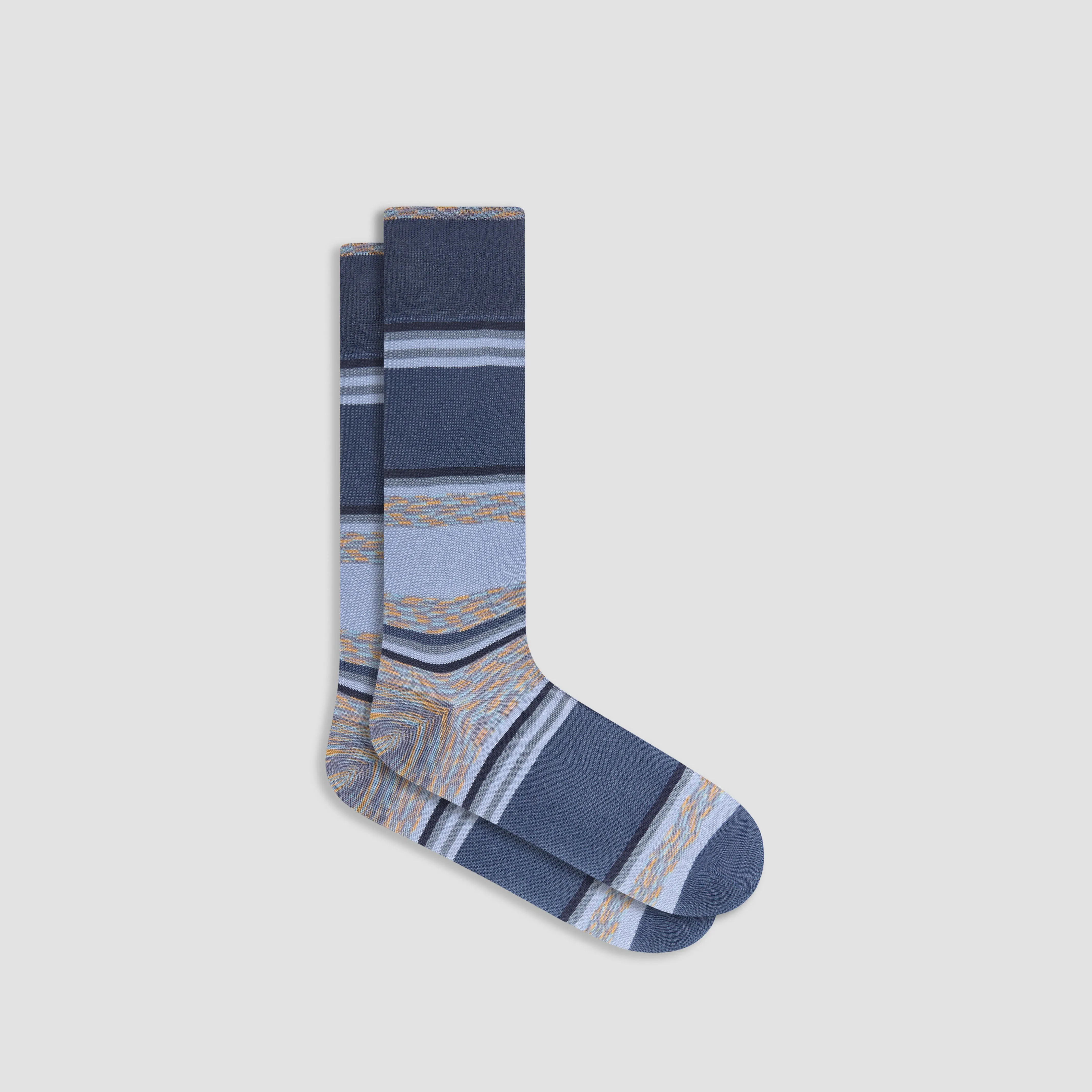 Striped Mid-Calf Socks sold by Bugatchi