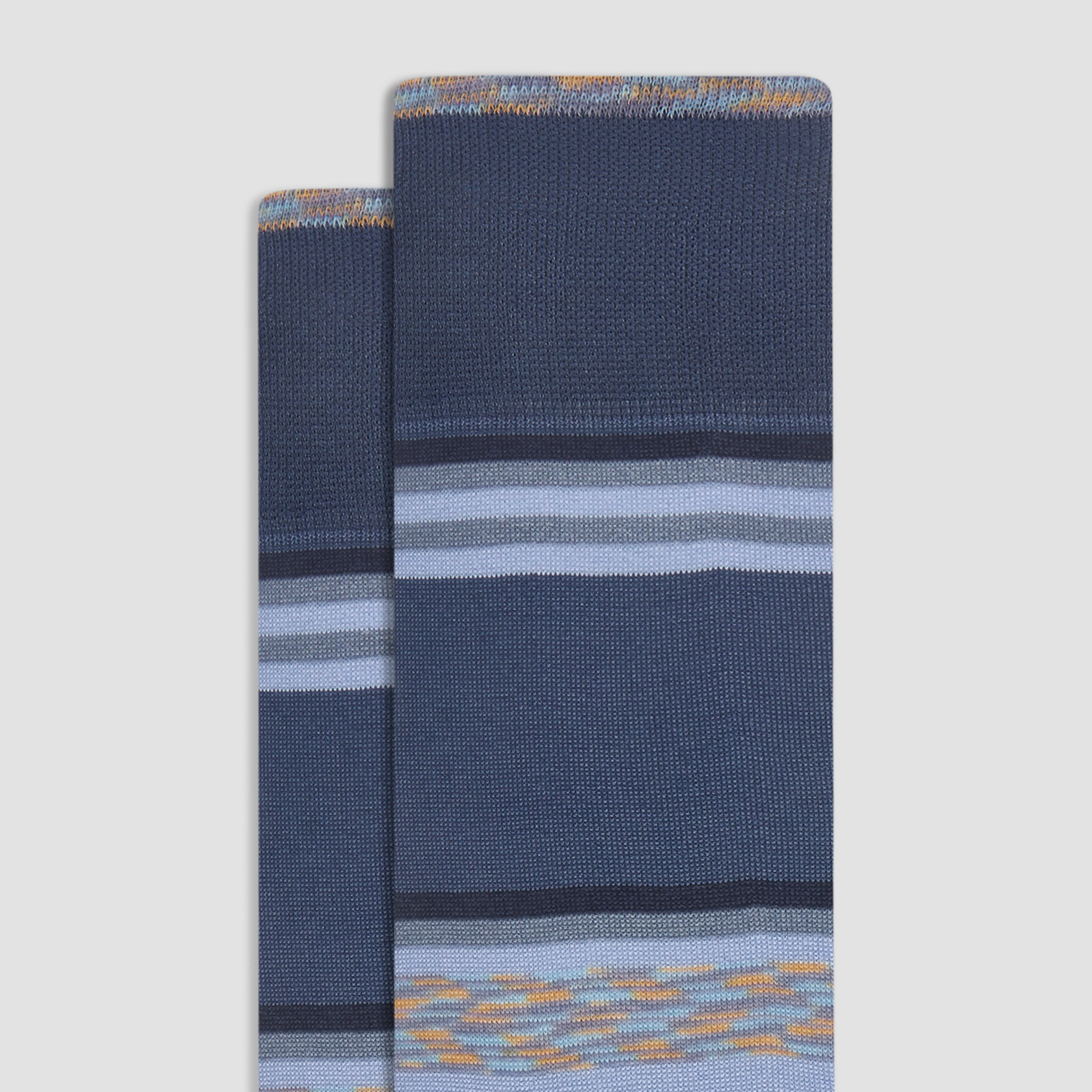 Striped Mid-Calf Socks sold by Bugatchi product image thumbnail 2