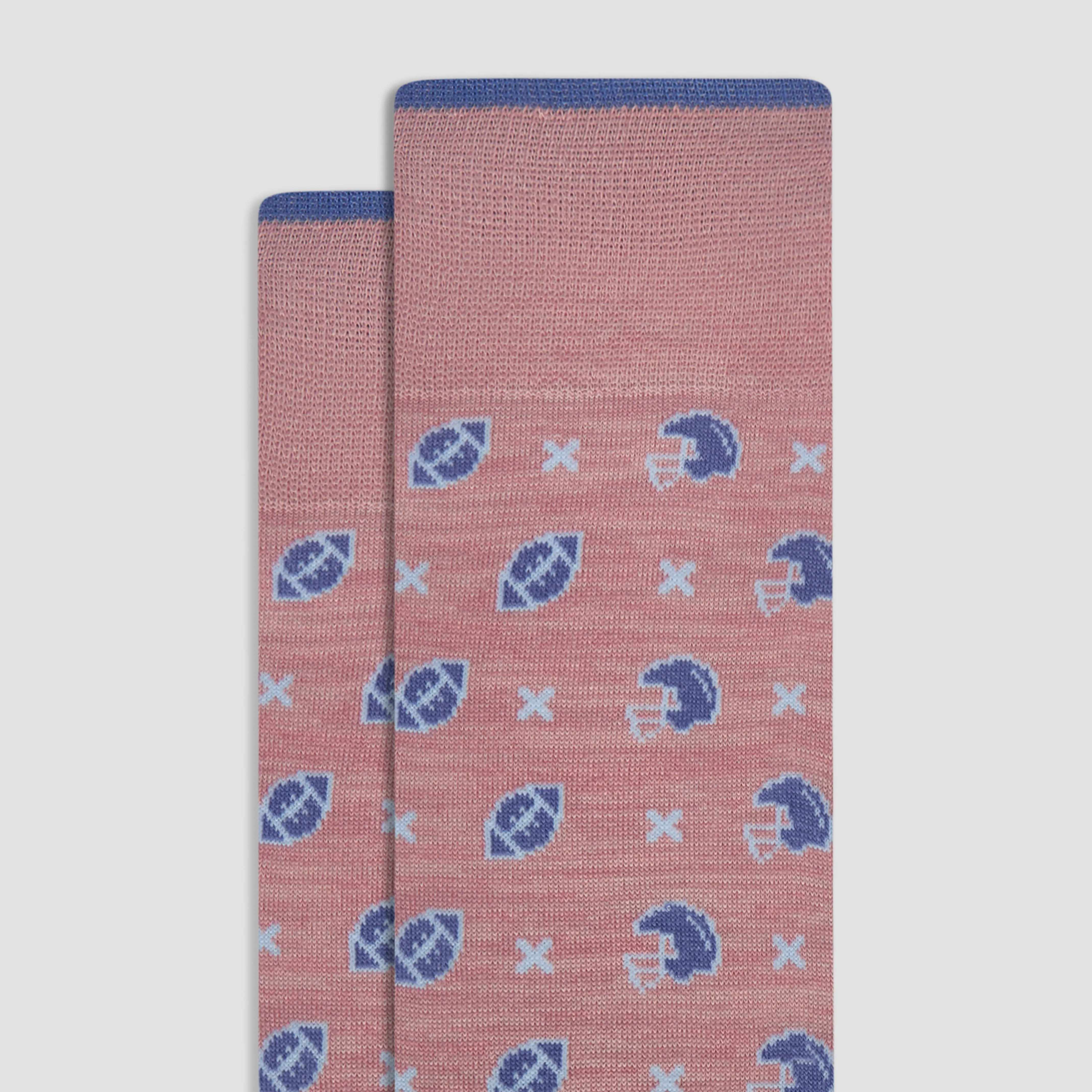 Football Mid-Calf Socks sold by Bugatchi product image thumbnail 2