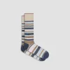 Striped Mid-Calf Socks sold by Bugatchi
