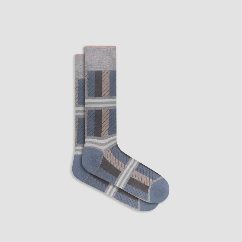 Striped Mid-Calf Socks sold by Bugatchi