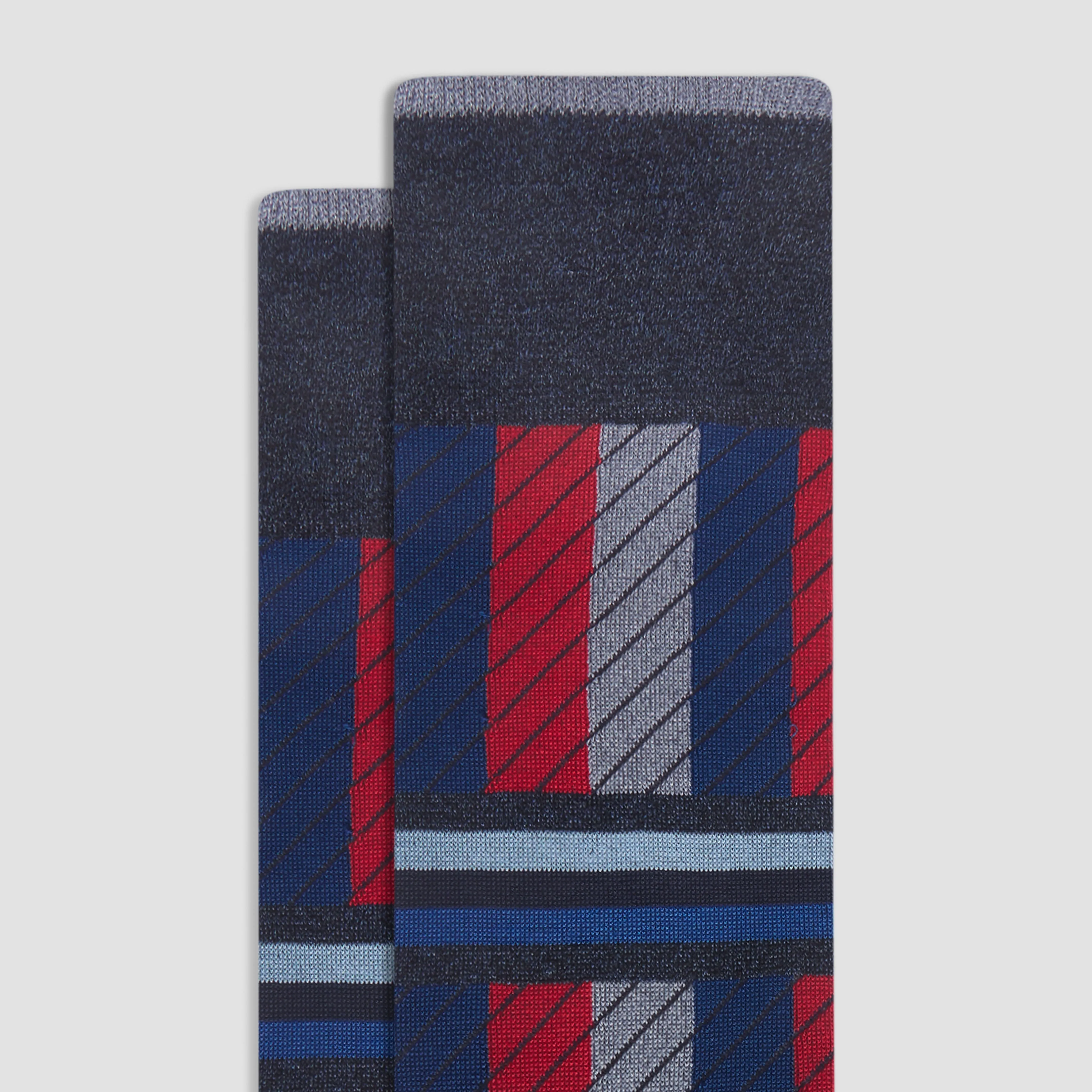 Striped Mid-Calf Socks sold by Bugatchi product image thumbnail 2